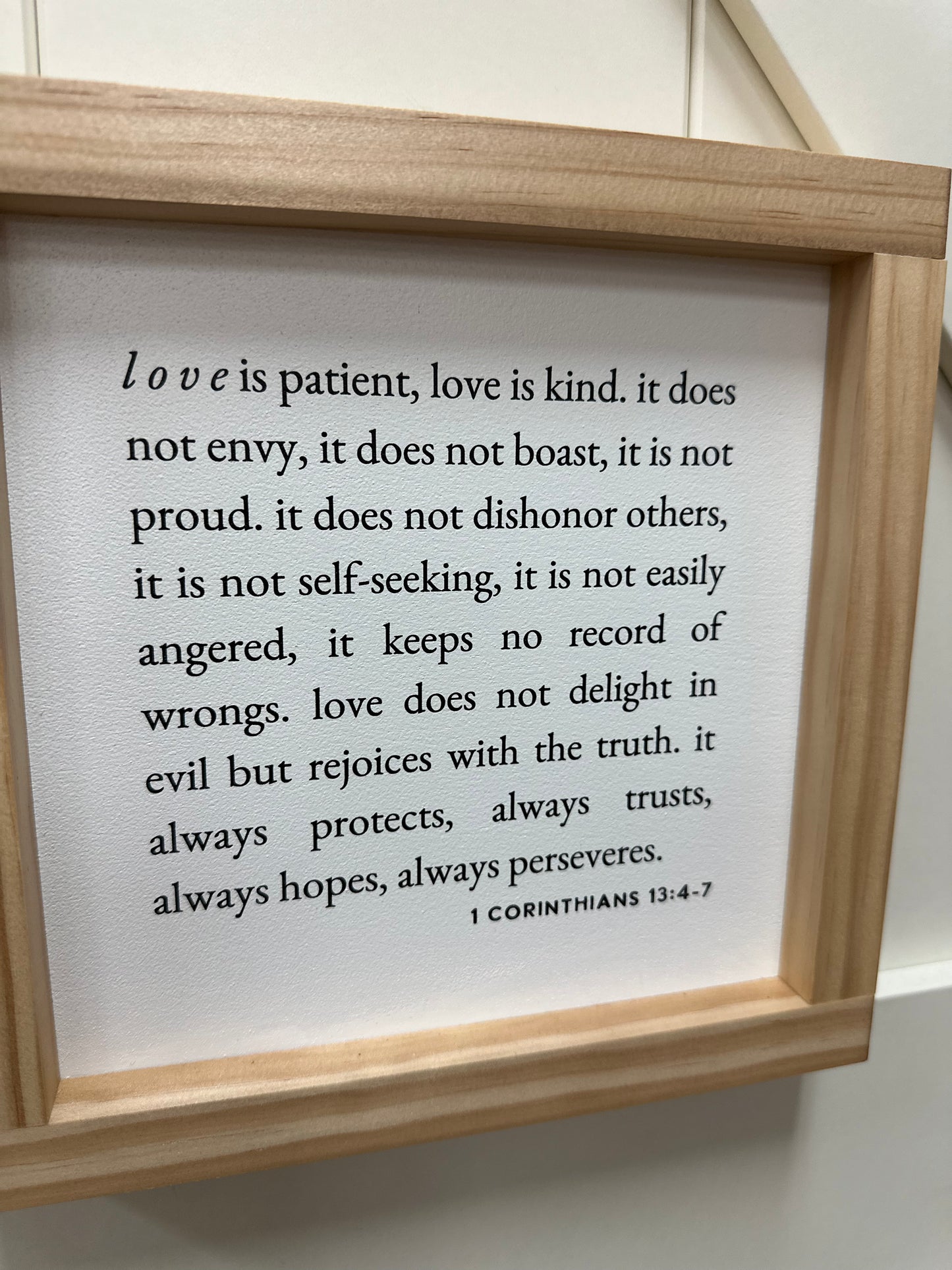 1 Corinthians 13 | Wall Art