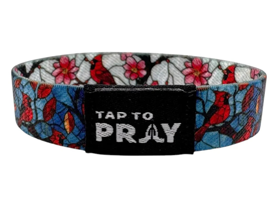 Tap to Pray Wristbands- Cardinals
