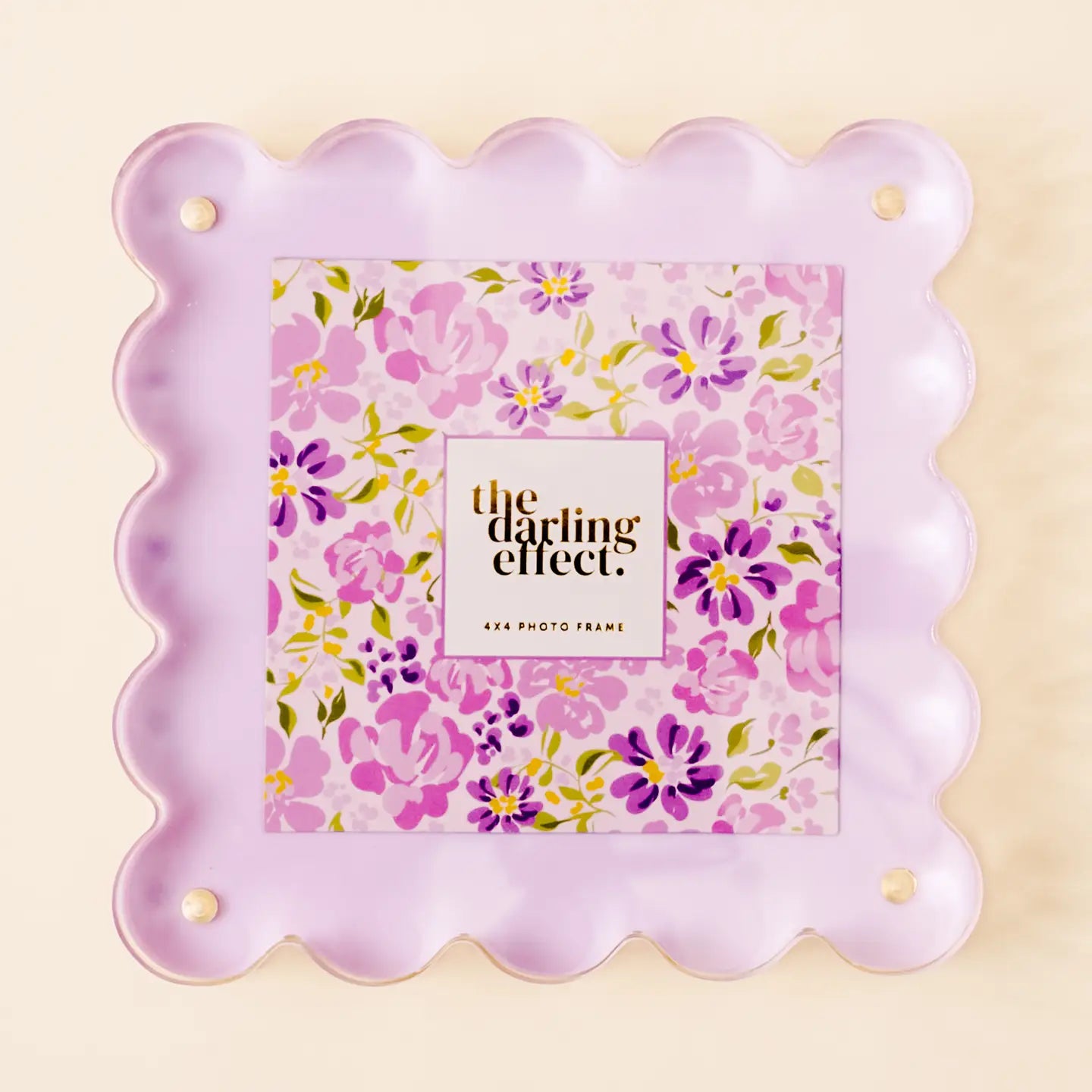 Scalloped Acrylic Picture Frames