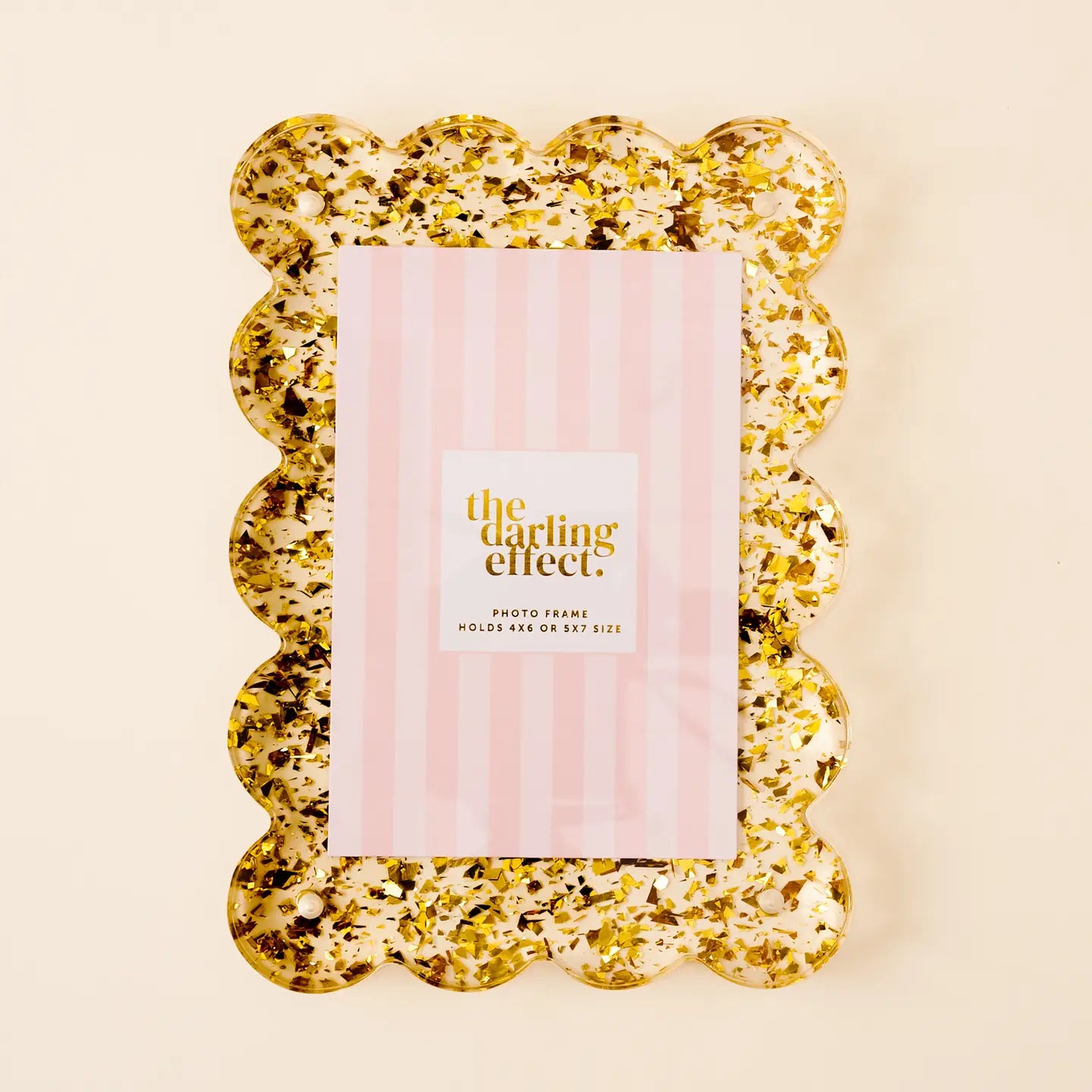 Rectangle Scalloped Acrylic Frame