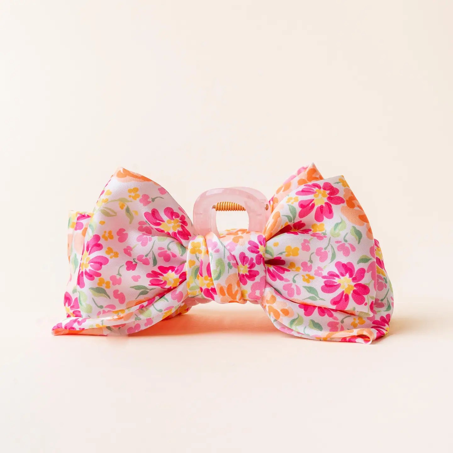 Satin Bow Claw Clip