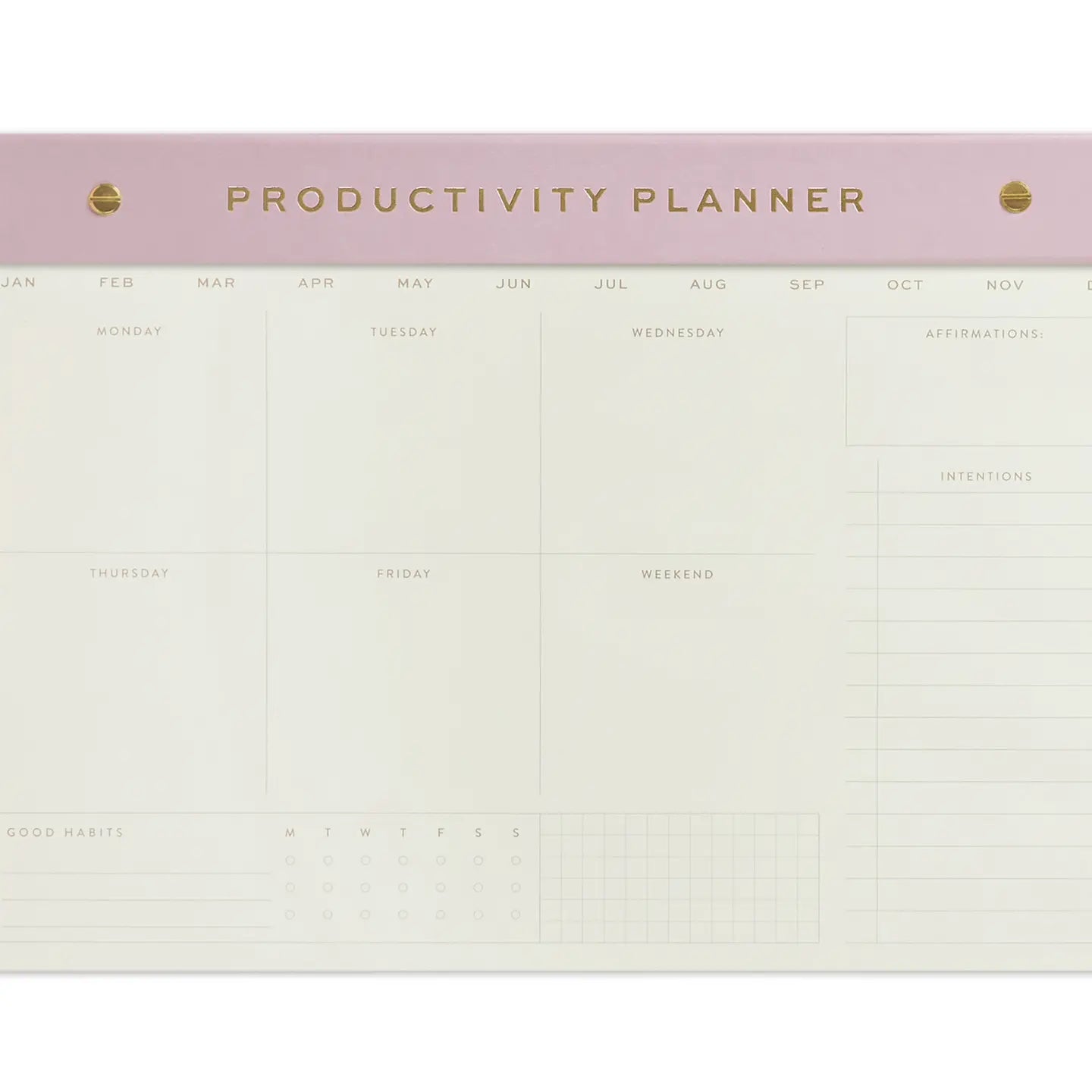 Weekly Postbound Notepad