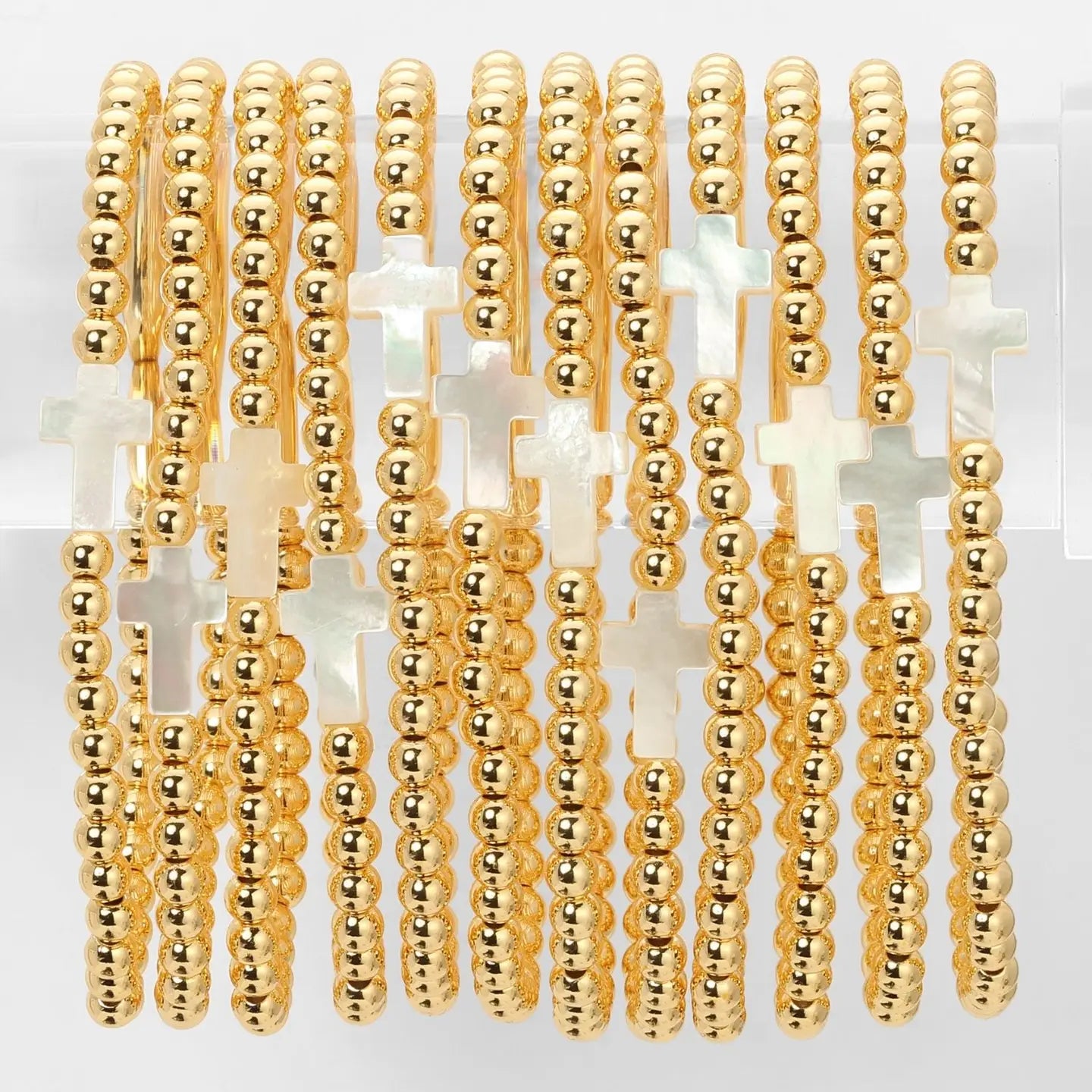 Shell Cross Bracelet