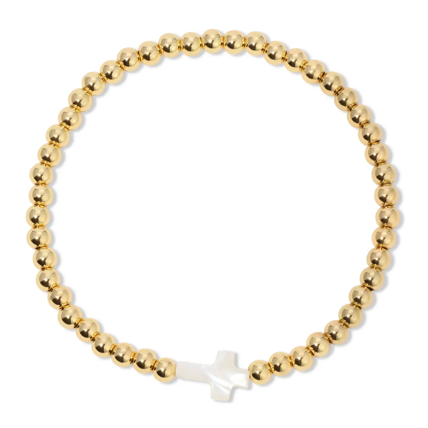 Shell Cross Bracelet