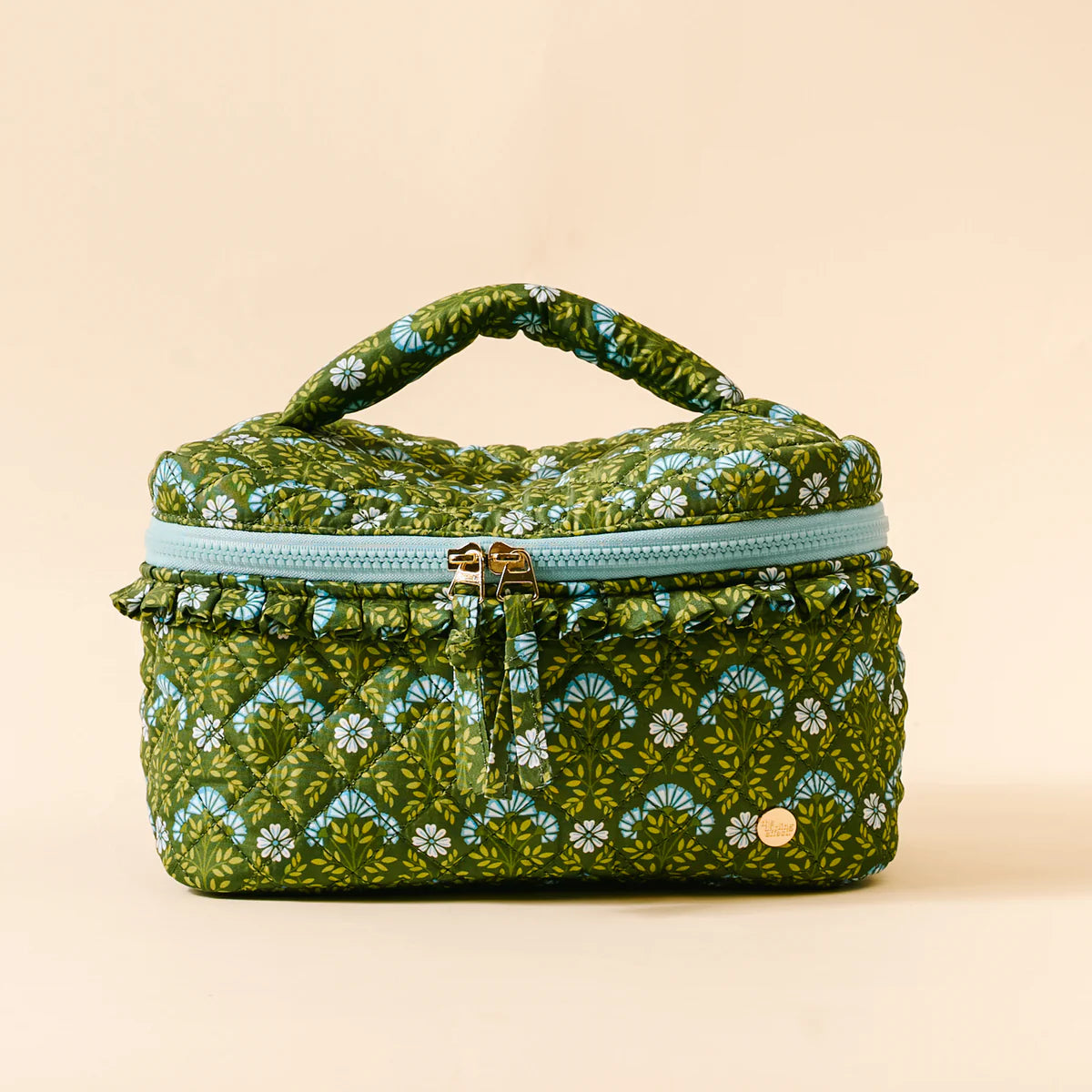 Glam Quilted Cosmetic Bag
