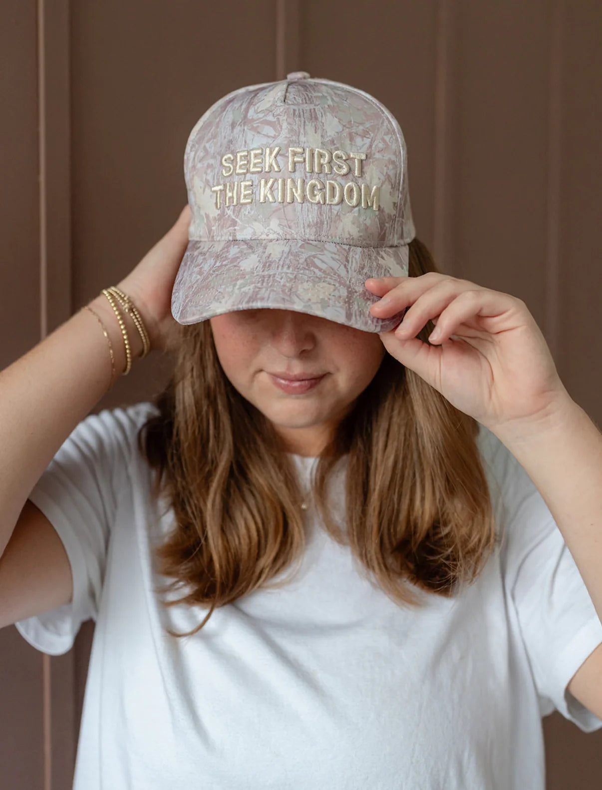 “Seek First The Kingdom” Embroidered Hat