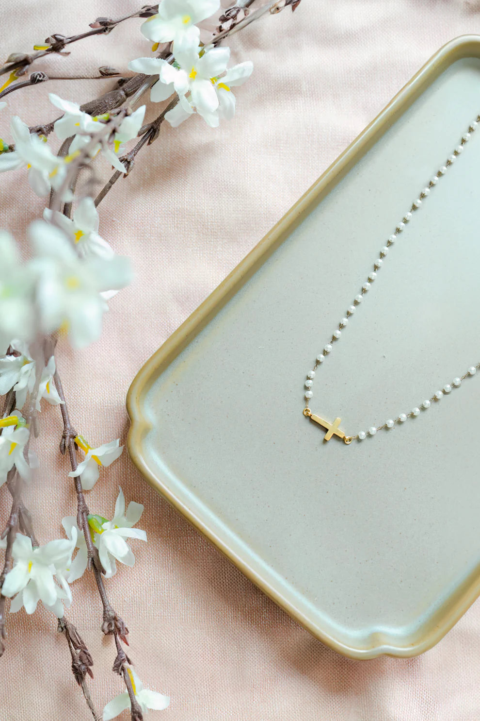 Pearl Charm Necklace