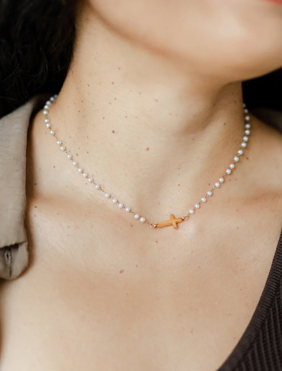 Pearl Charm Necklace