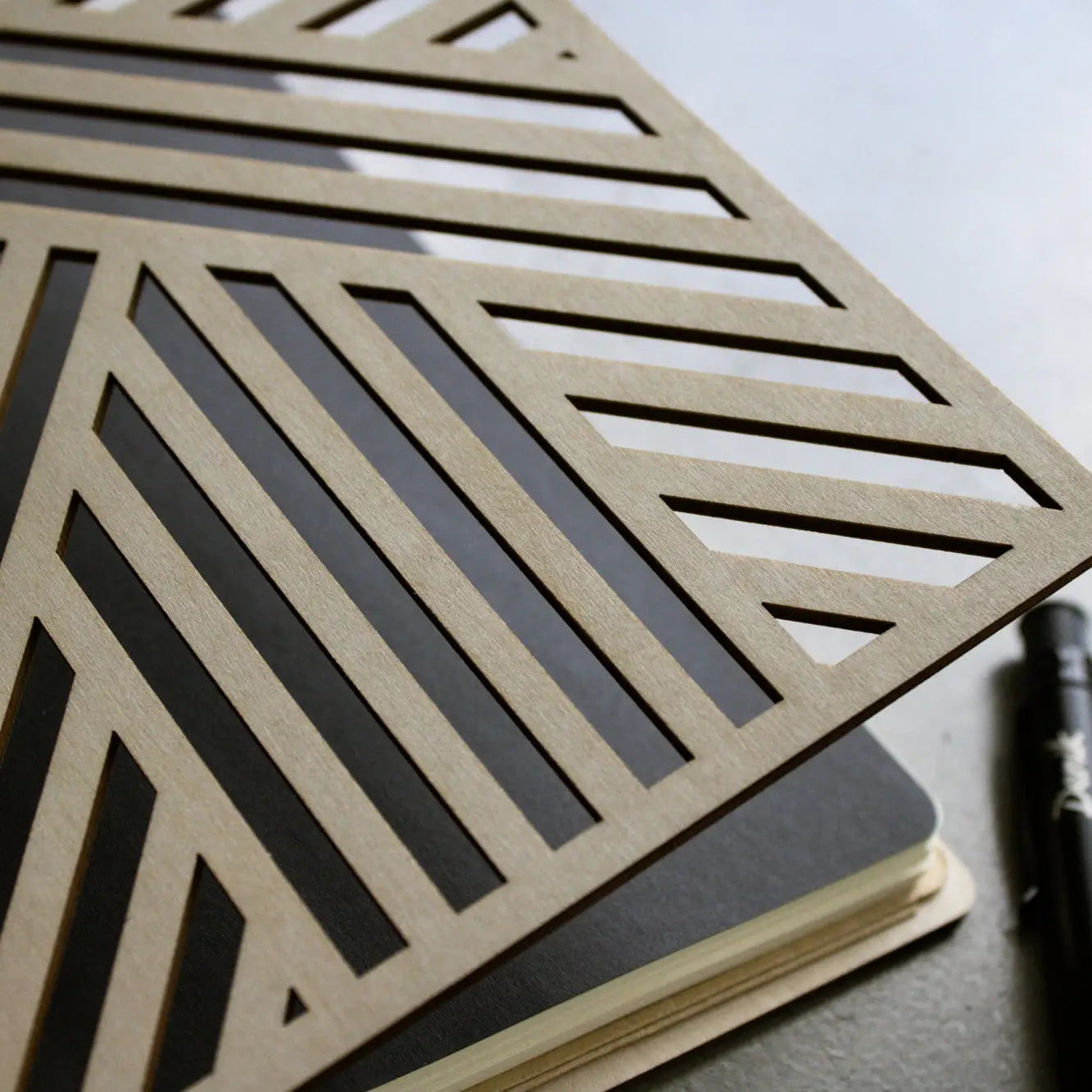 Spiral Bound Wooden Notebook