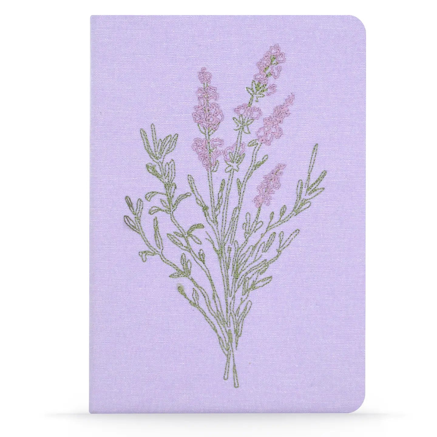 Embroidered Lavender Bunch Notebook