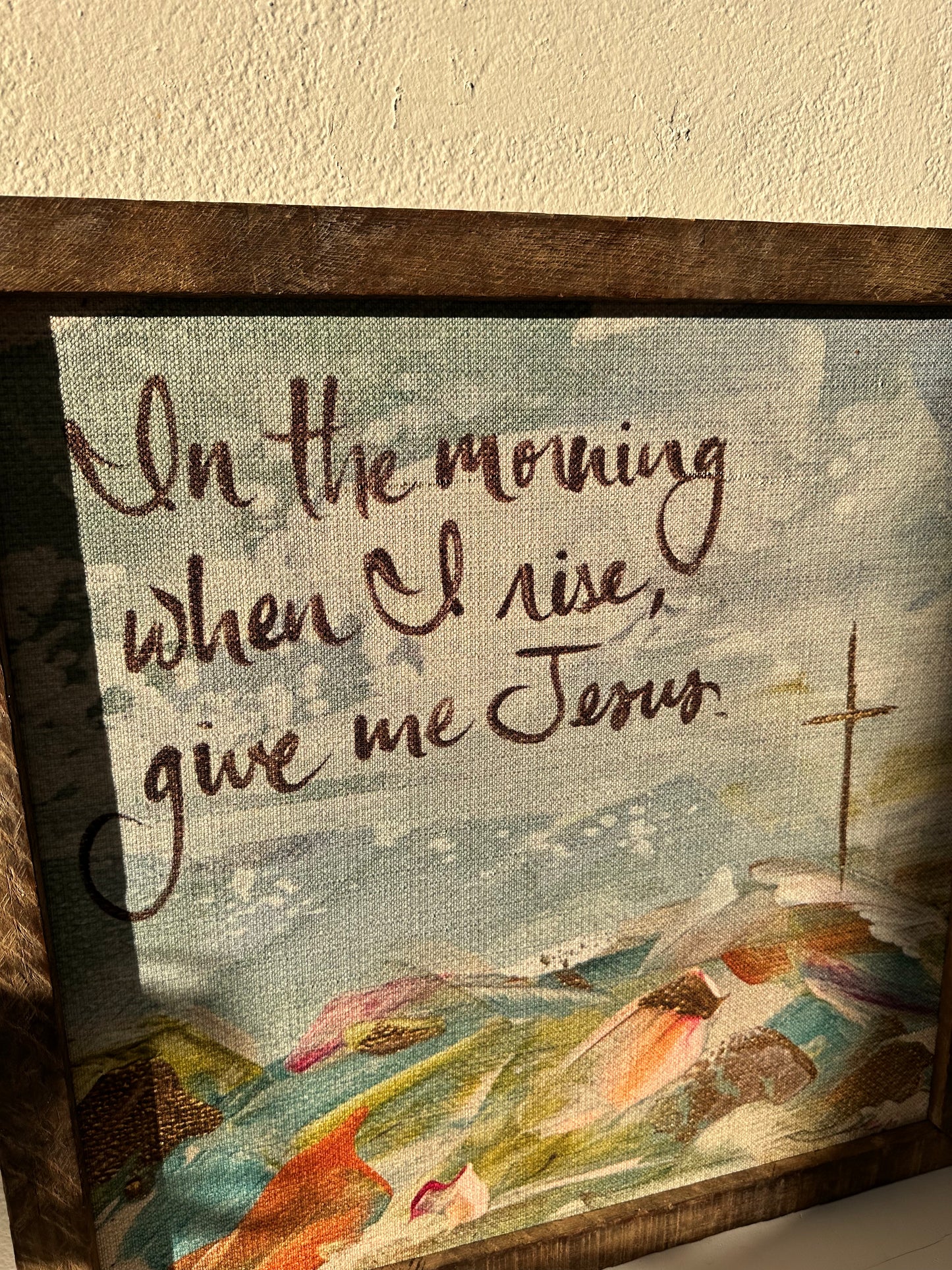 Rise & Seek Rustic Framed Wall Art