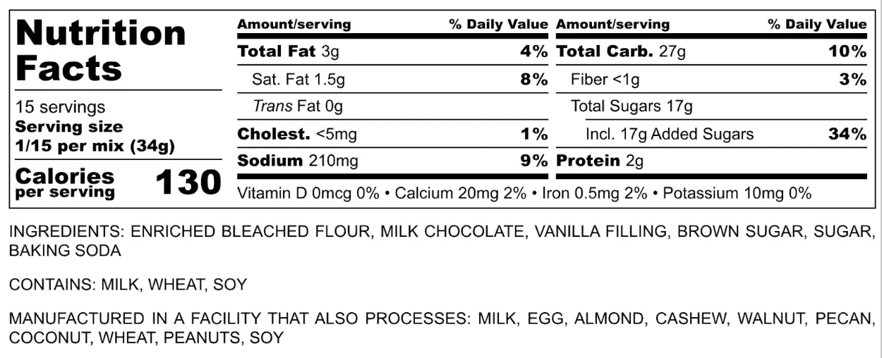 White Mint Mocha Cookie Mix