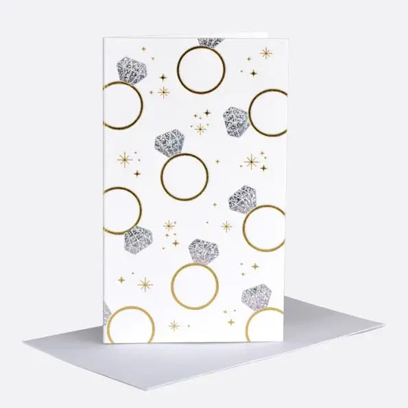 Sparkling Rings Mini Card