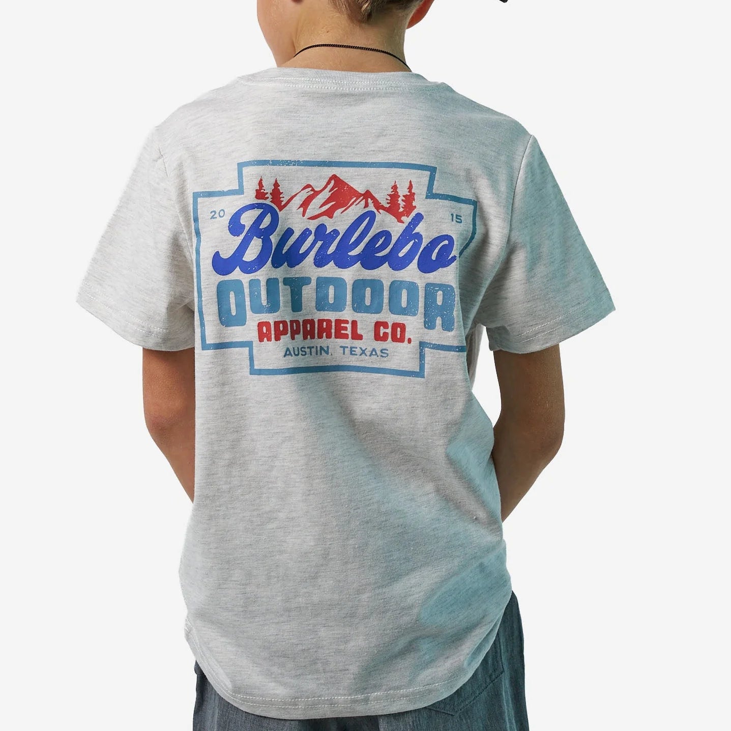 Mountain Range Ash Grey Tee