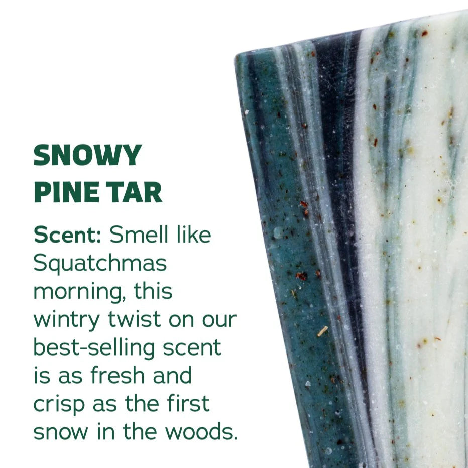 Dr. Squatch Snowy Pine Tar Bar Soap