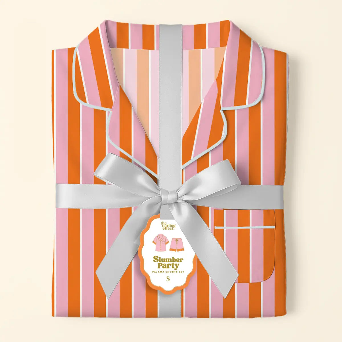 Sicily Pink Stripes Pajama Set