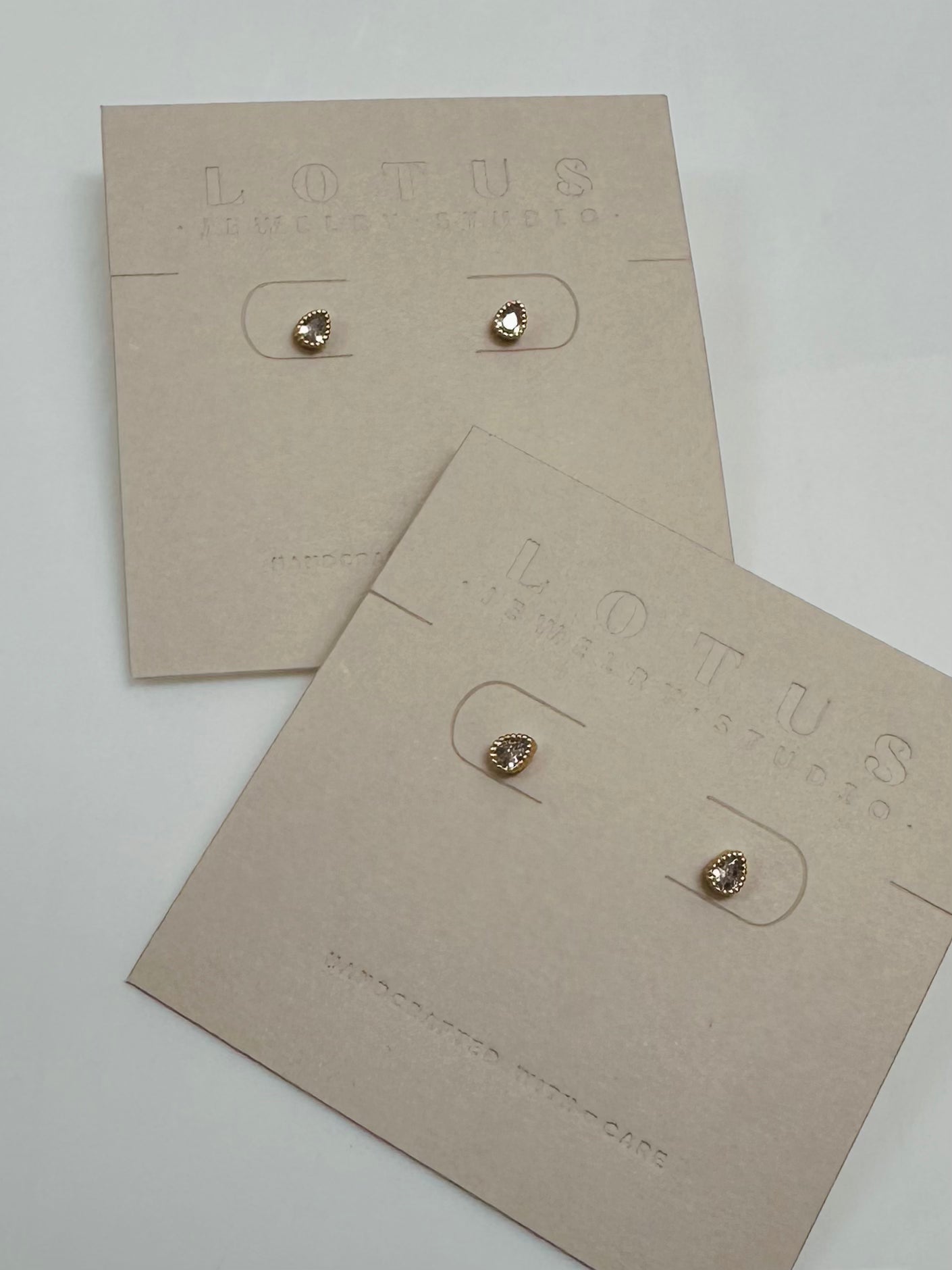 Celeste Teardrop Stud Earrings