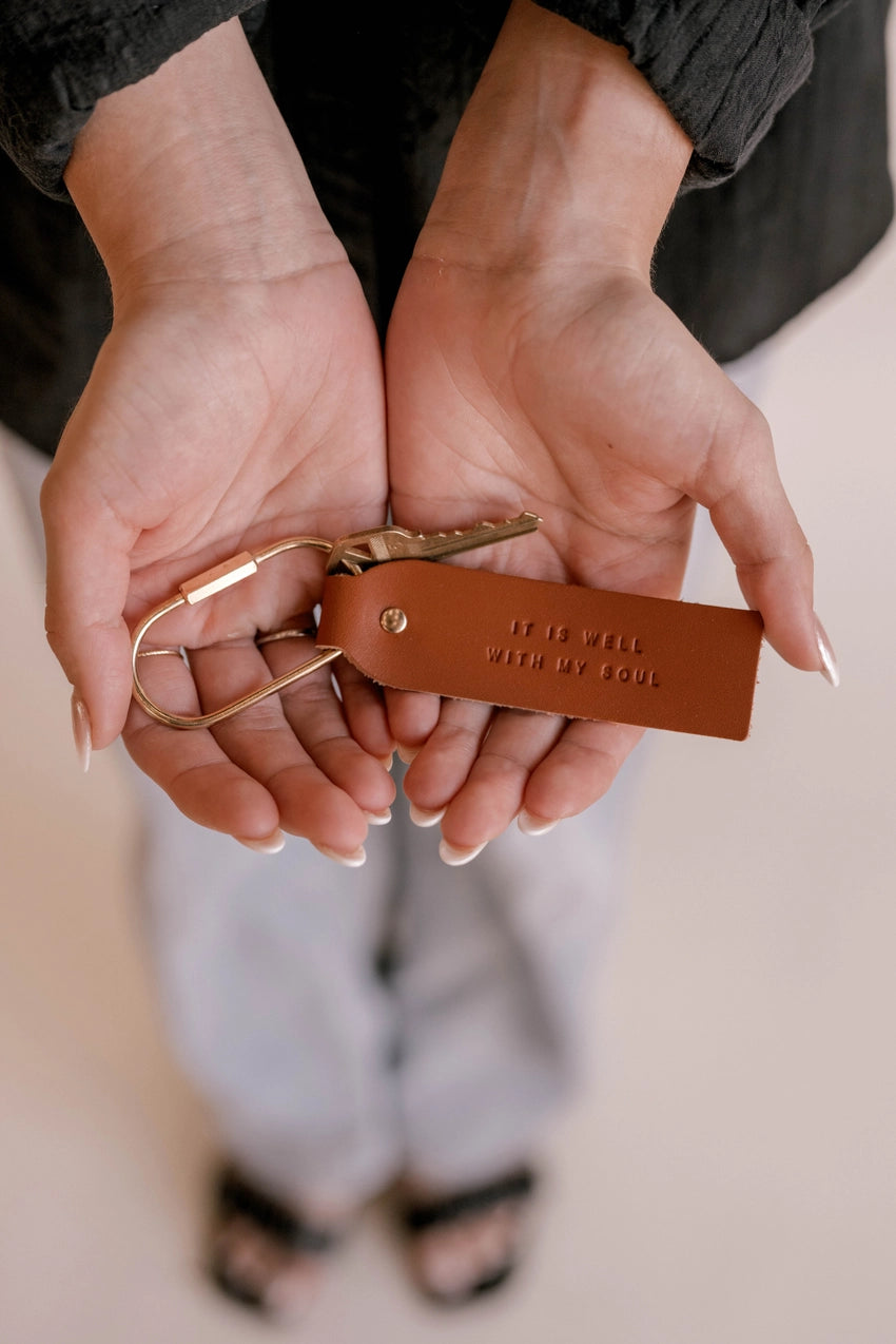 It Is Well Camel Key Fob | Christian Keychain