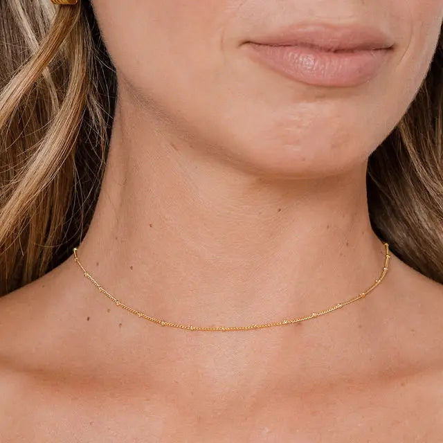 Dotted Chain Choker