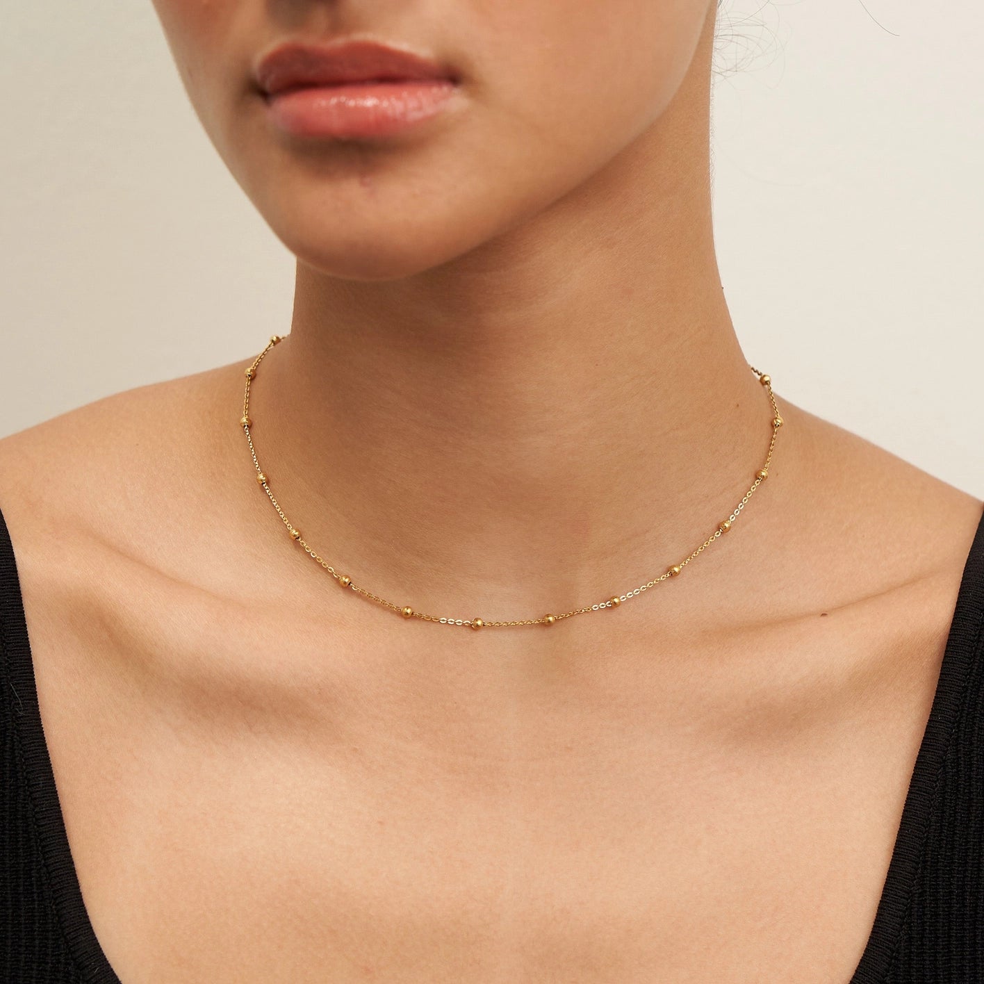 Dotted Chain Necklace