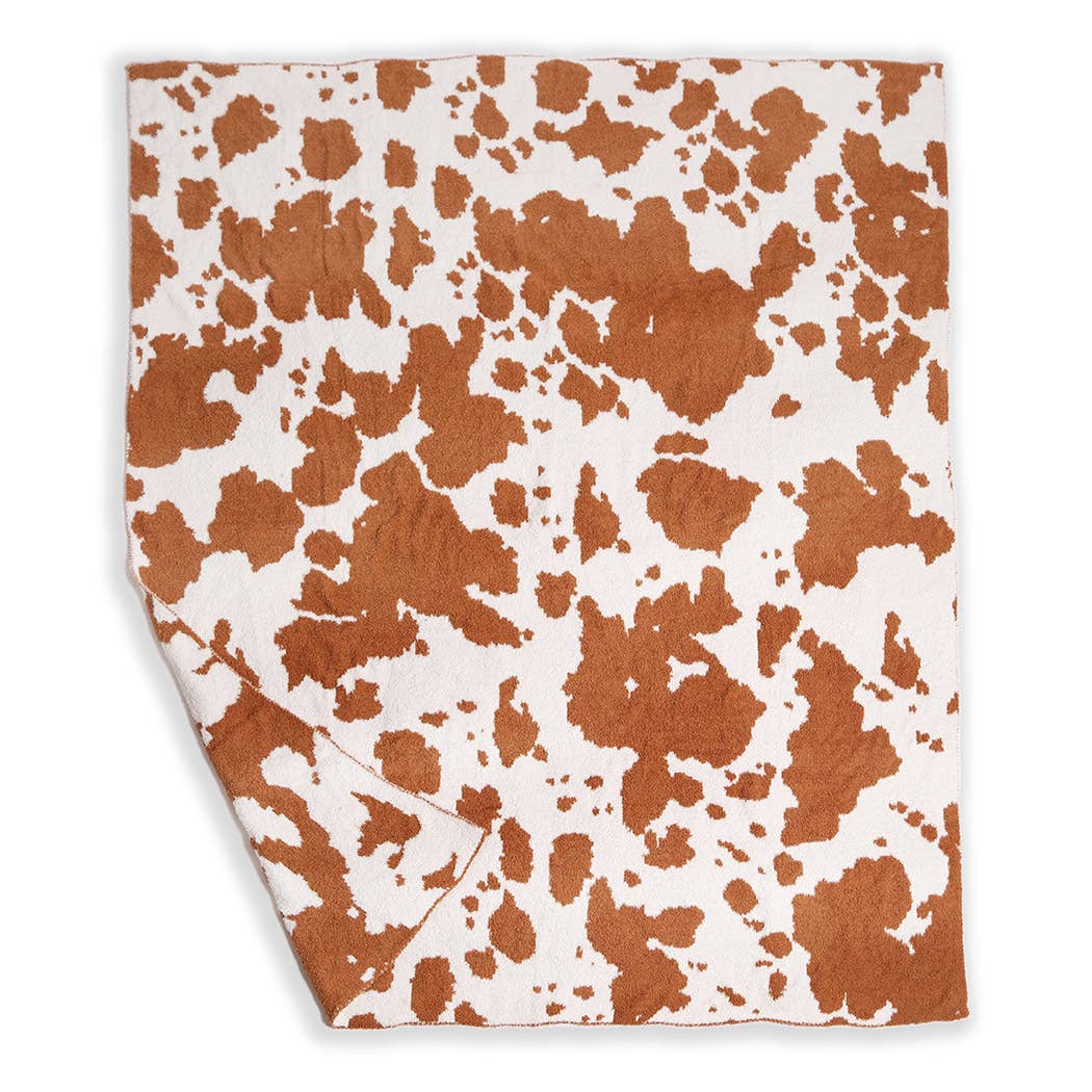 Cow Pattern Throw Blanket