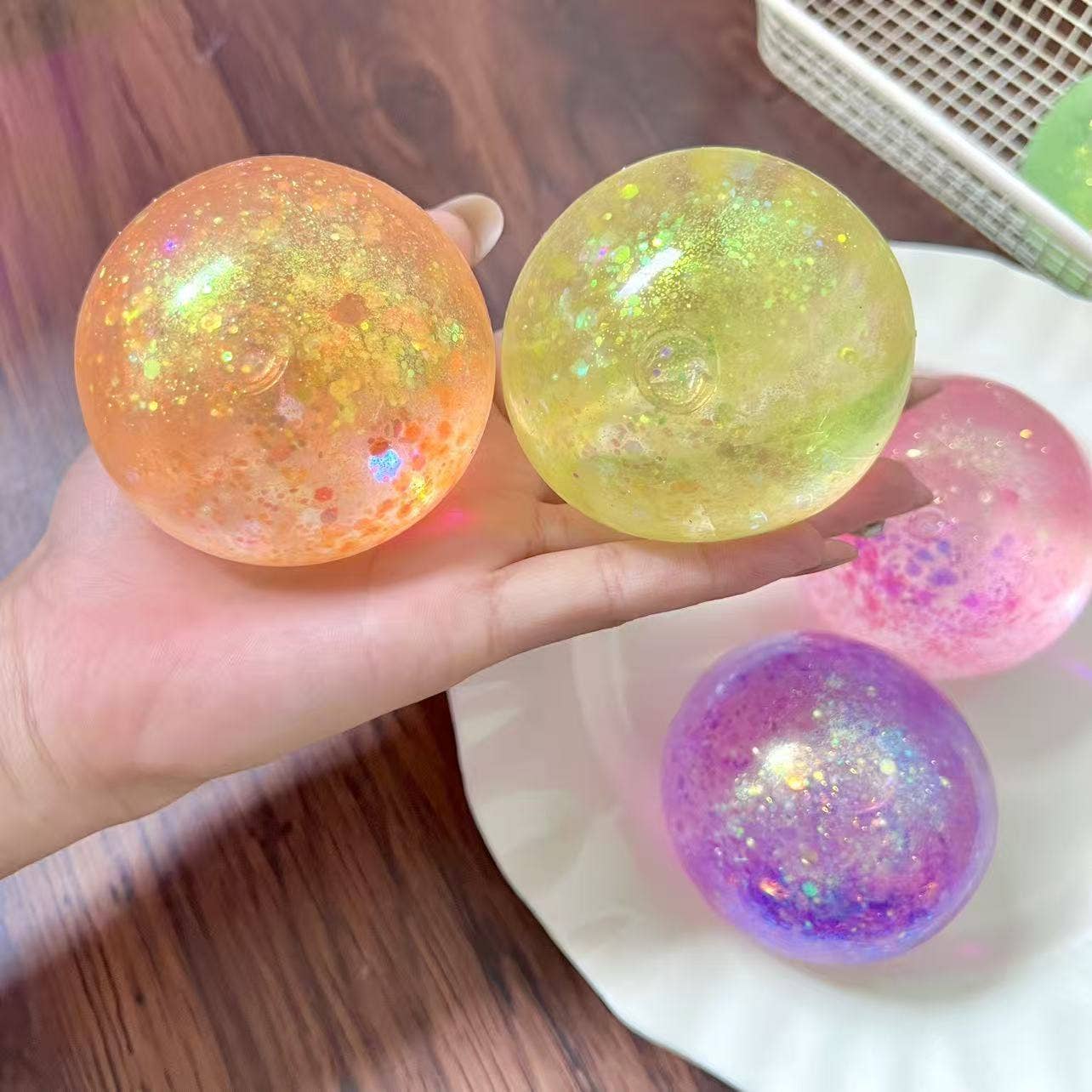 Glitter Ball Squishy {FINAL SALE}