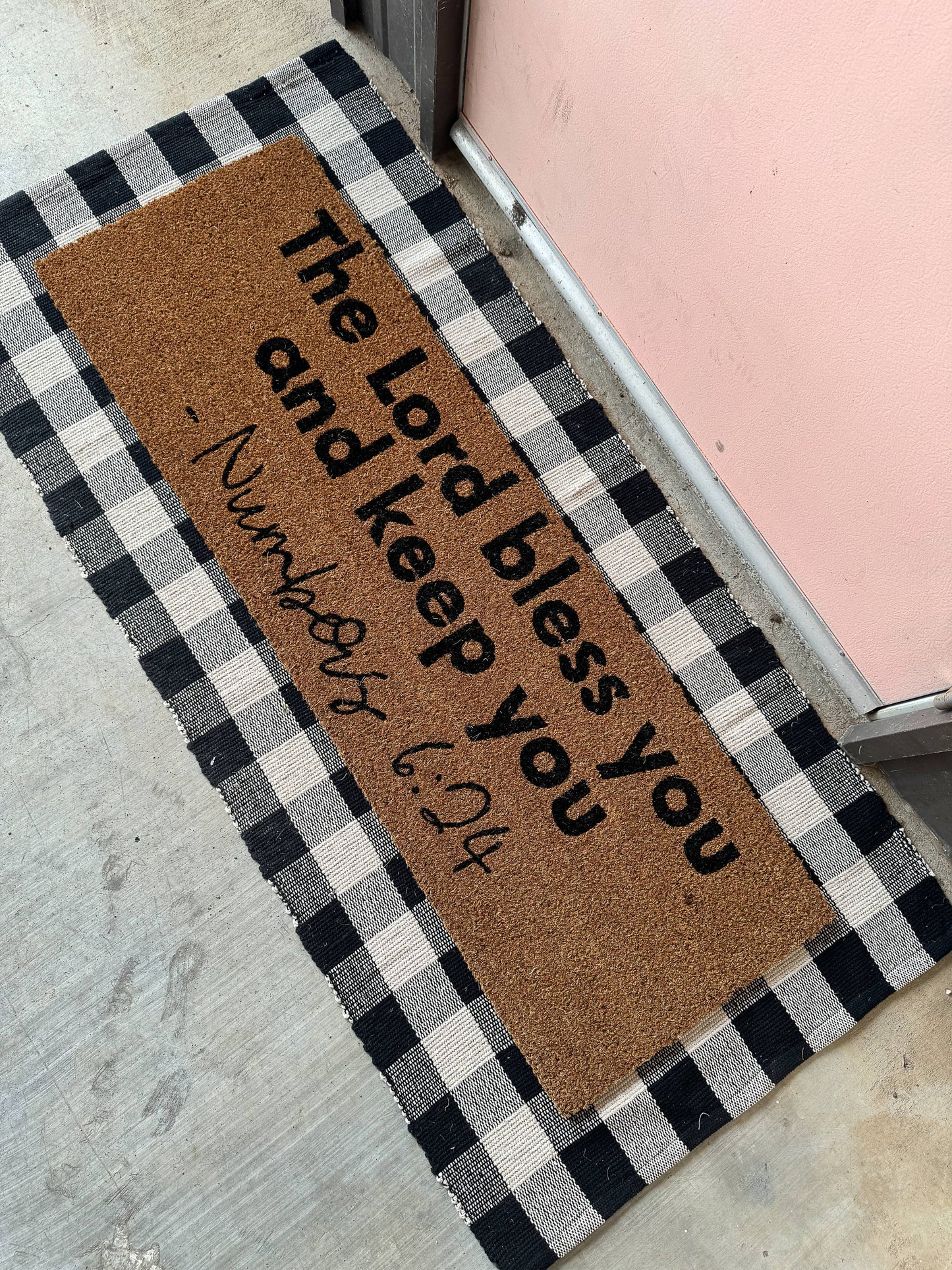 Numbers 6:24 | XL Doormat