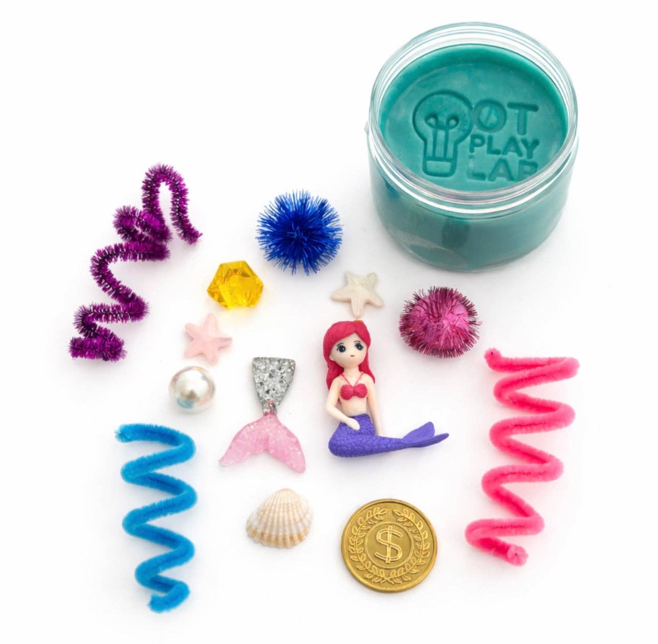 Mermaid Sensory Playdough Jar
