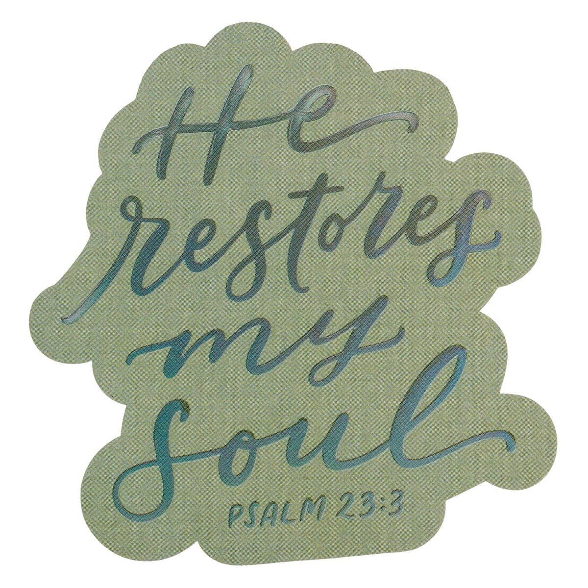 Psalm 23:3 Sticker