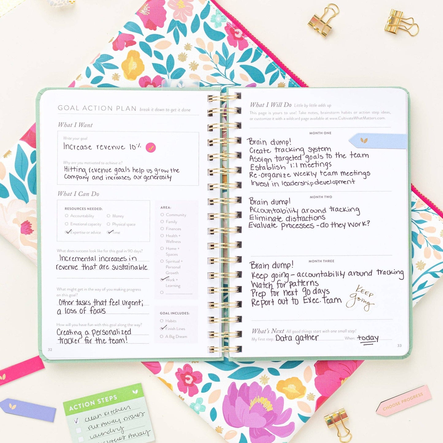 Fresh Start Daily Goal Planner
