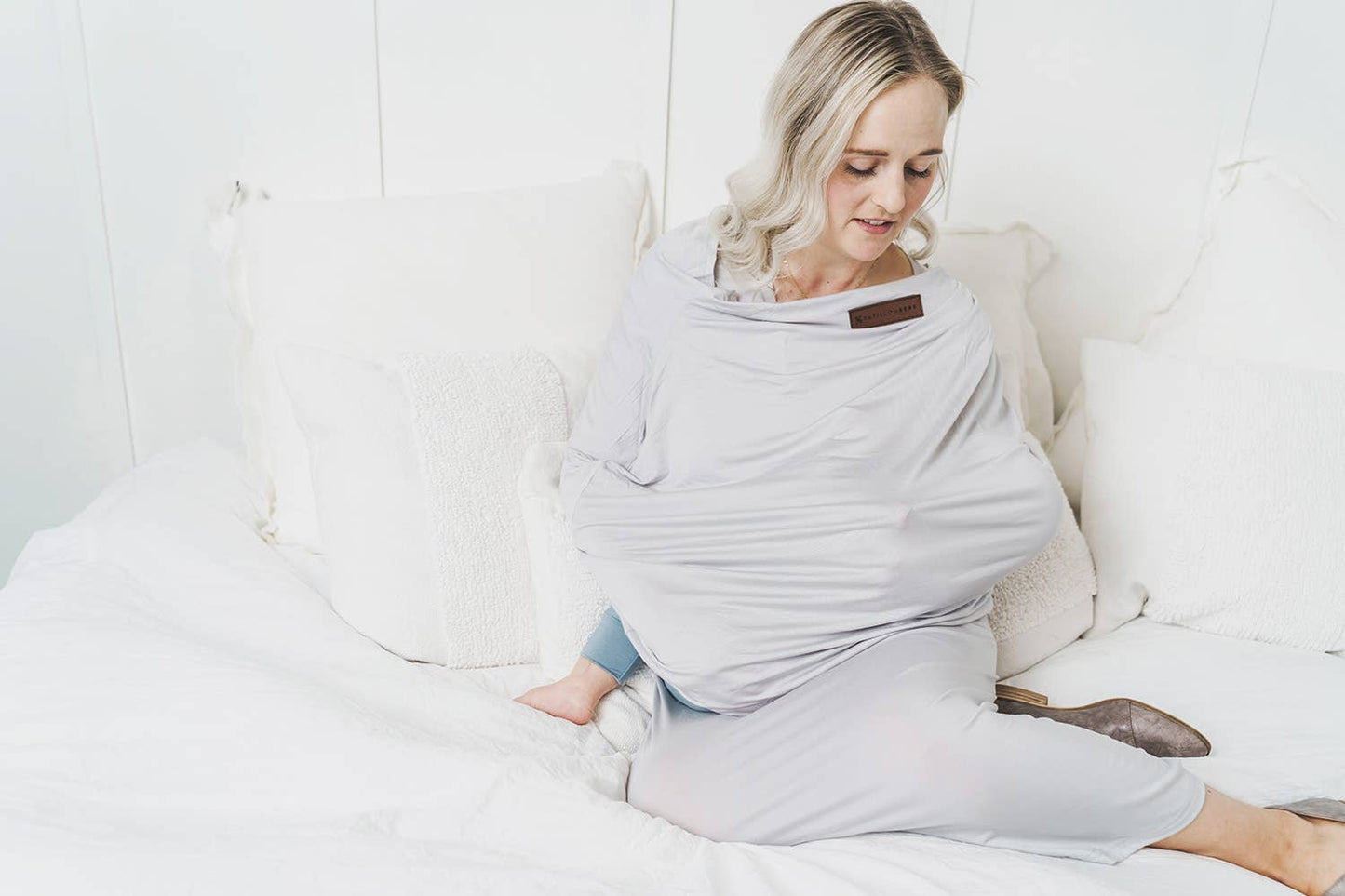 Car Seat + Nursing Cover | Breastfeeding, neutral colors