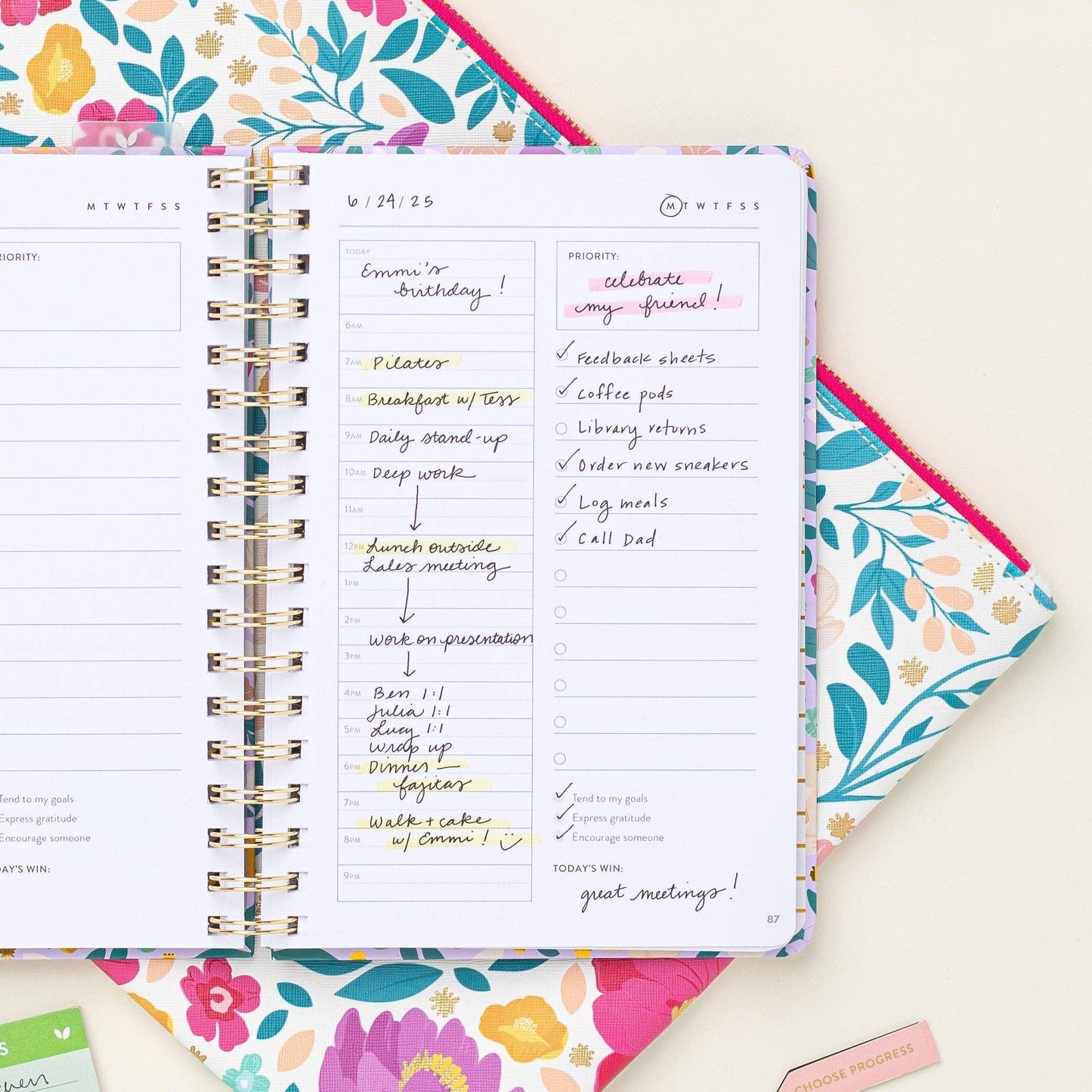 Fresh Start Daily Goal Planner