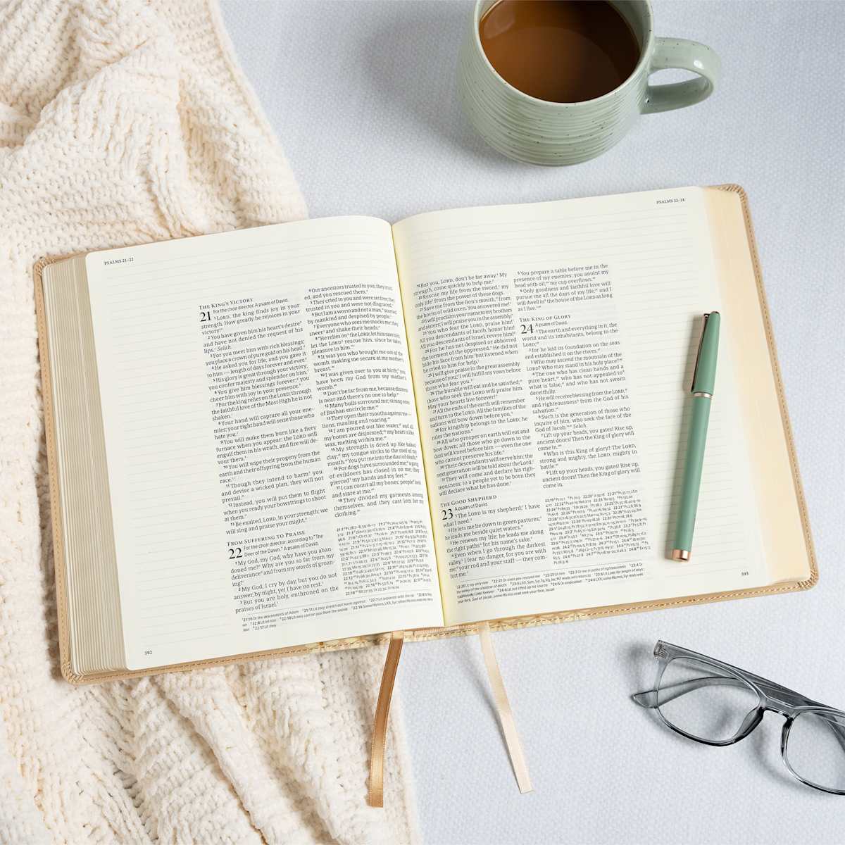 CSB Bible | Cream Blooms