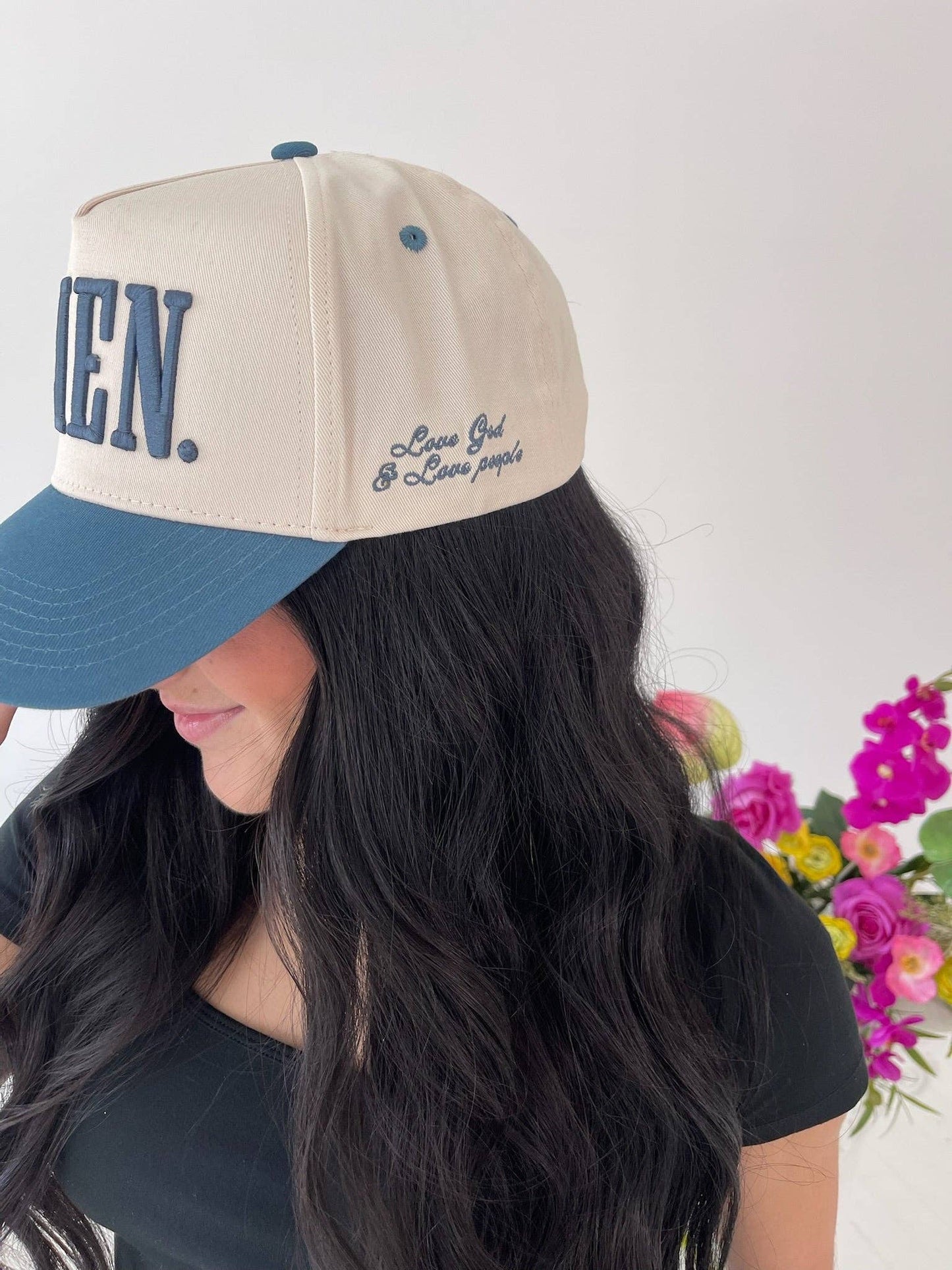 Trucker Hat: AMEN.