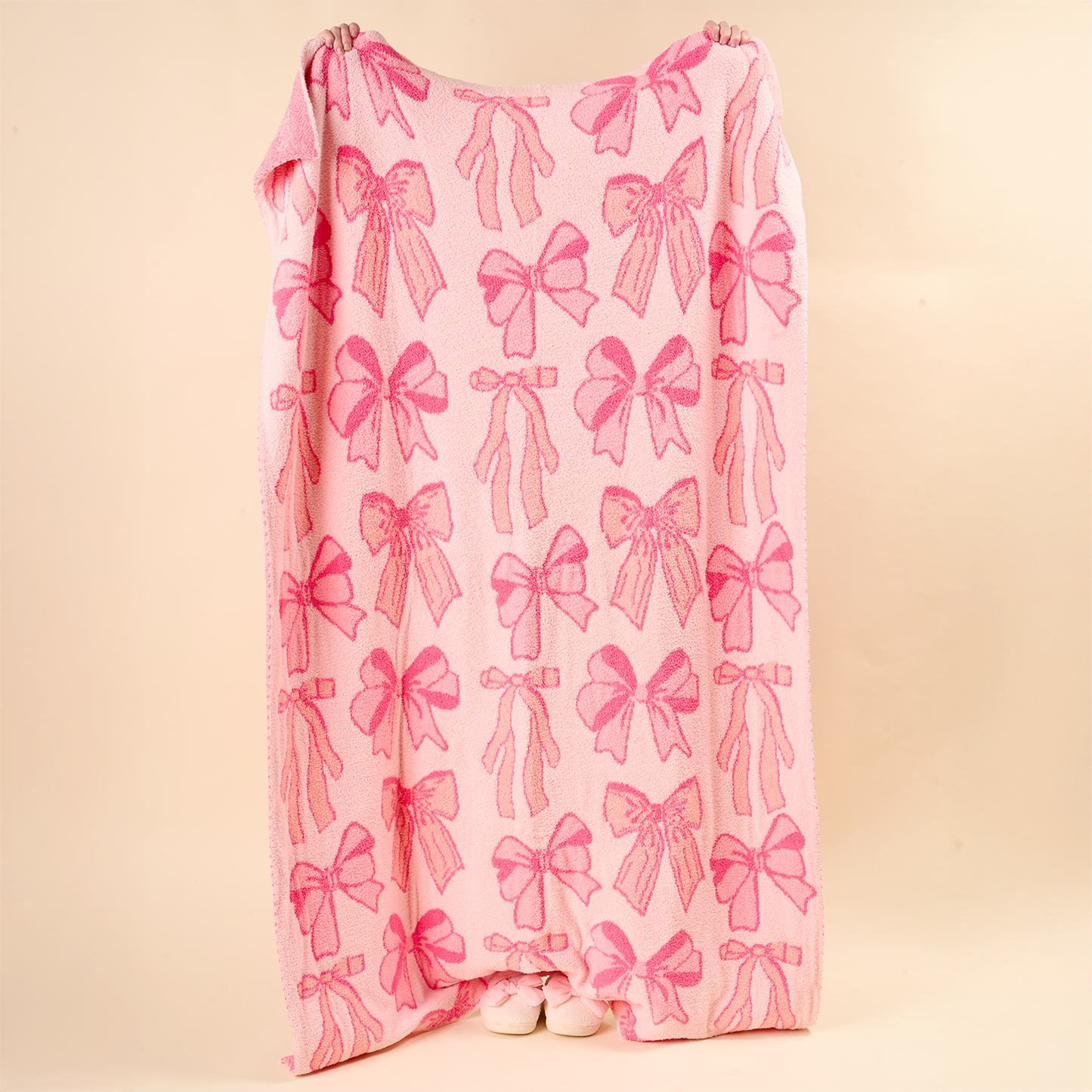 Cozy Dreams Luxe Blanket- Blushing Bows