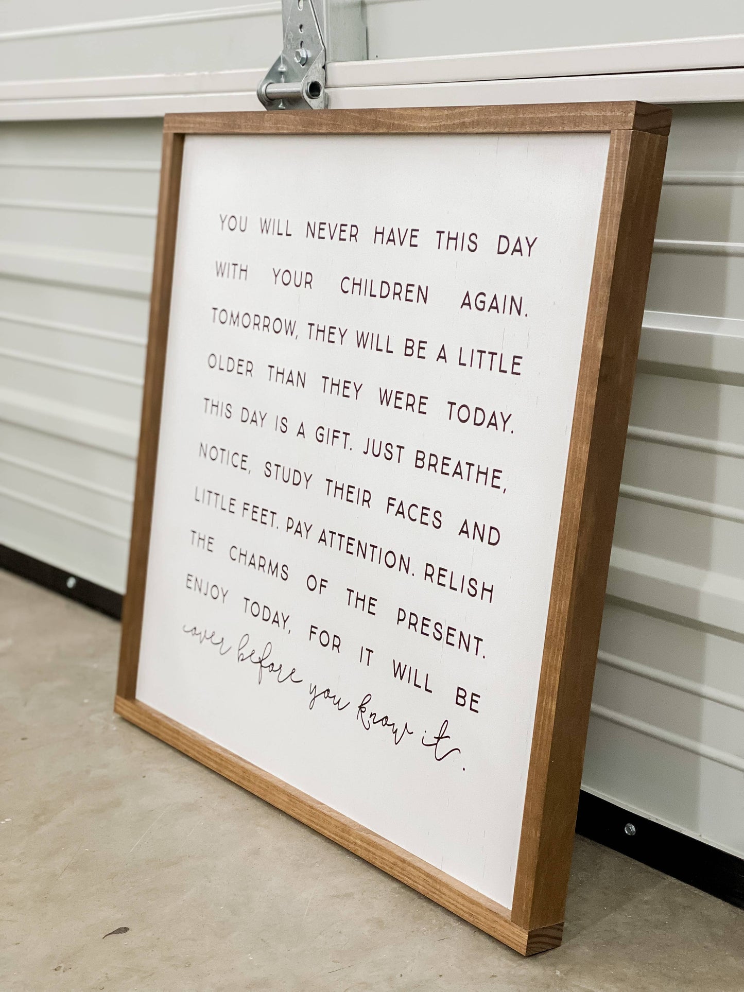 You Will Never Have This Day | Wall Art