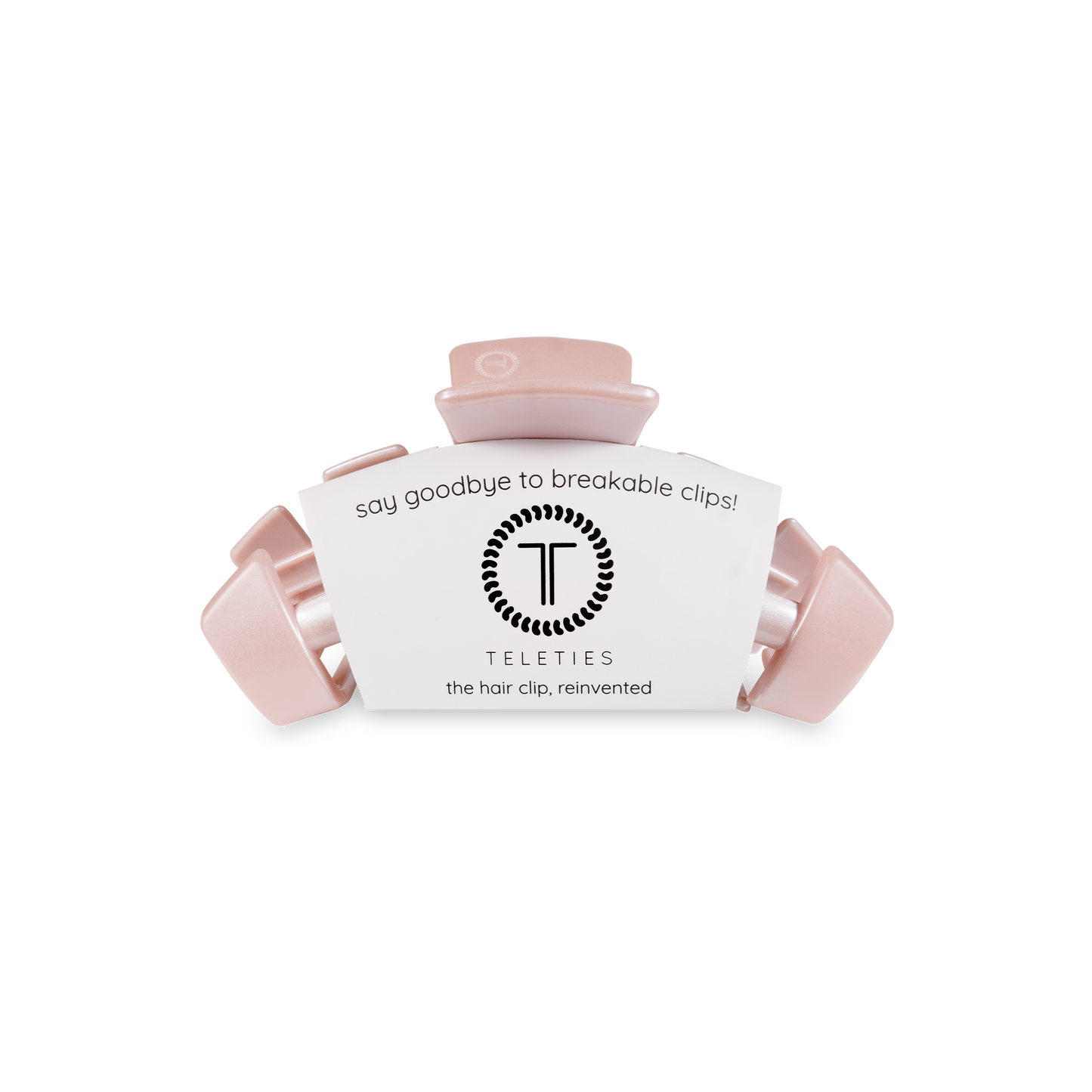Classic Hair Clip | Tiny | Pearly Pink