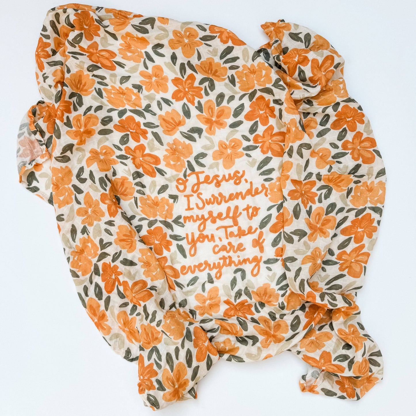 Swaddle Muslin Blanket | Surrender Prayer