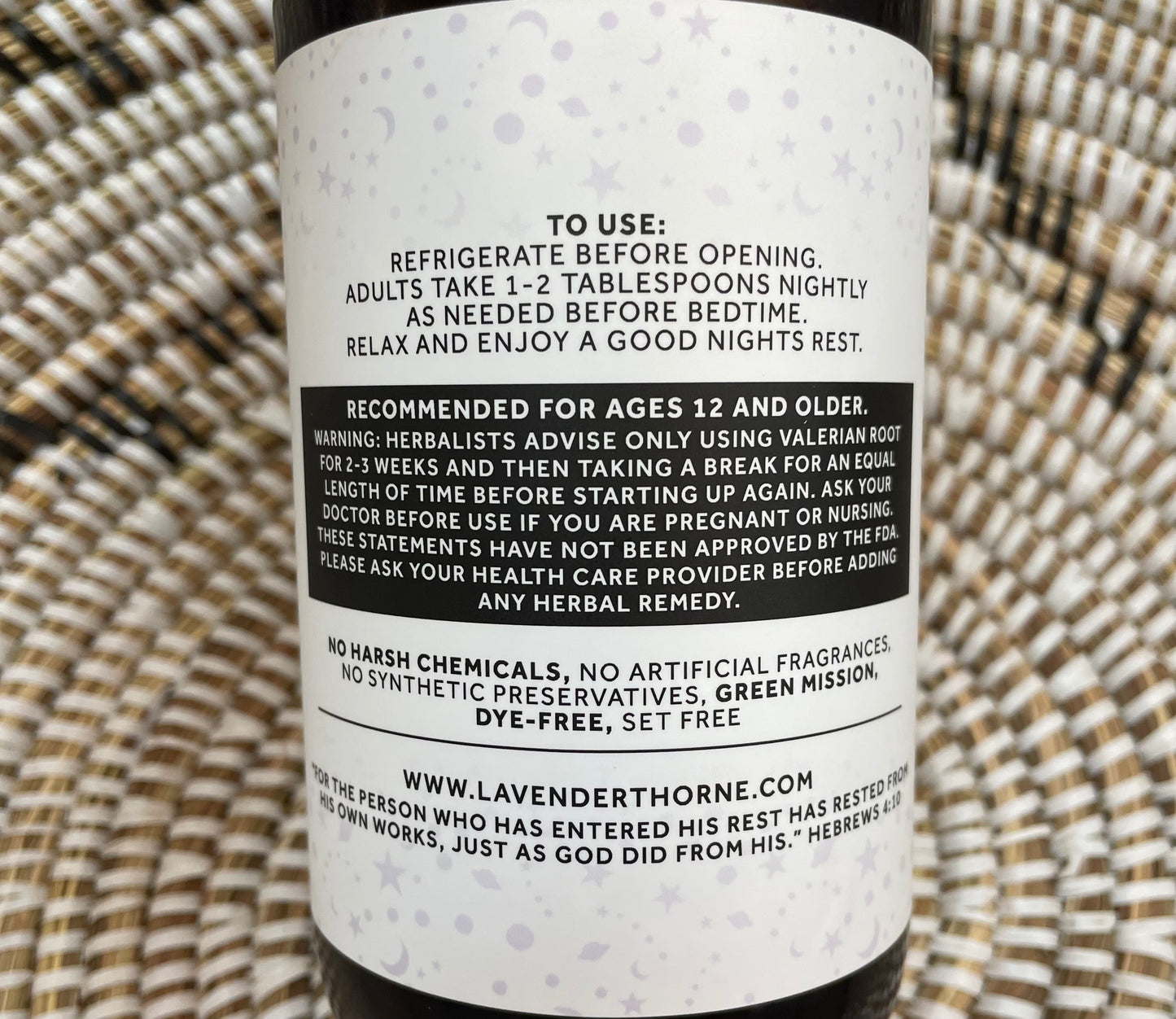 Lavender Thorne | Be Well.Sleep Syrup