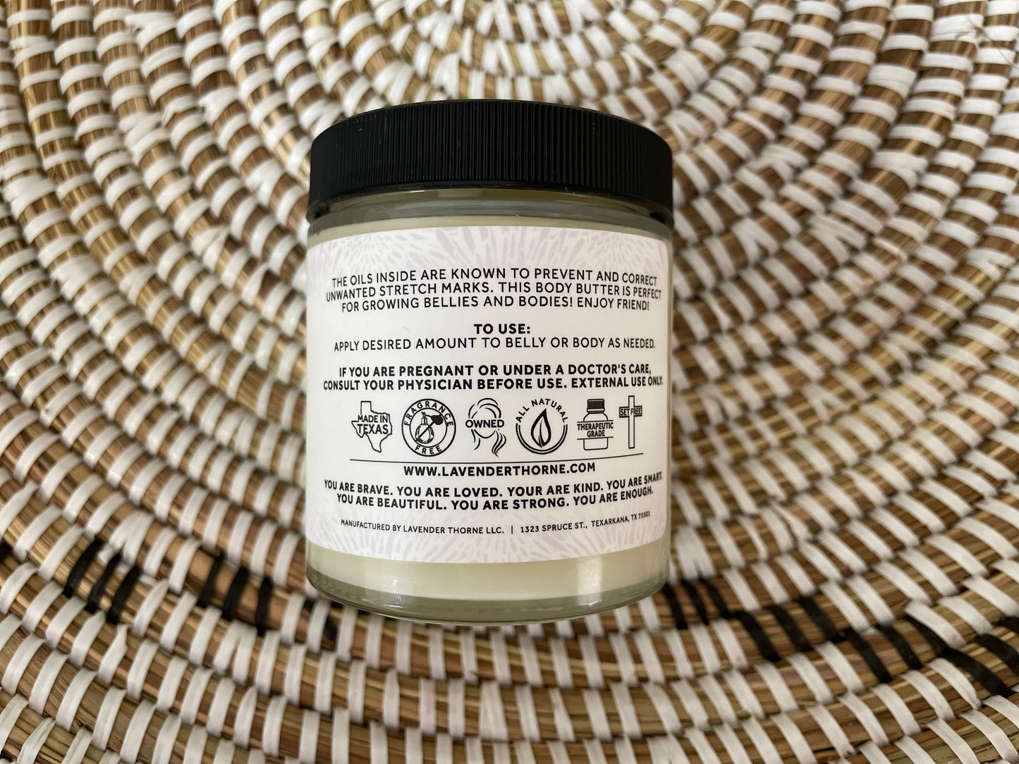 Lavender Thorne | Affirmation (Cellulite/Stetch Mark/Belly Butter)