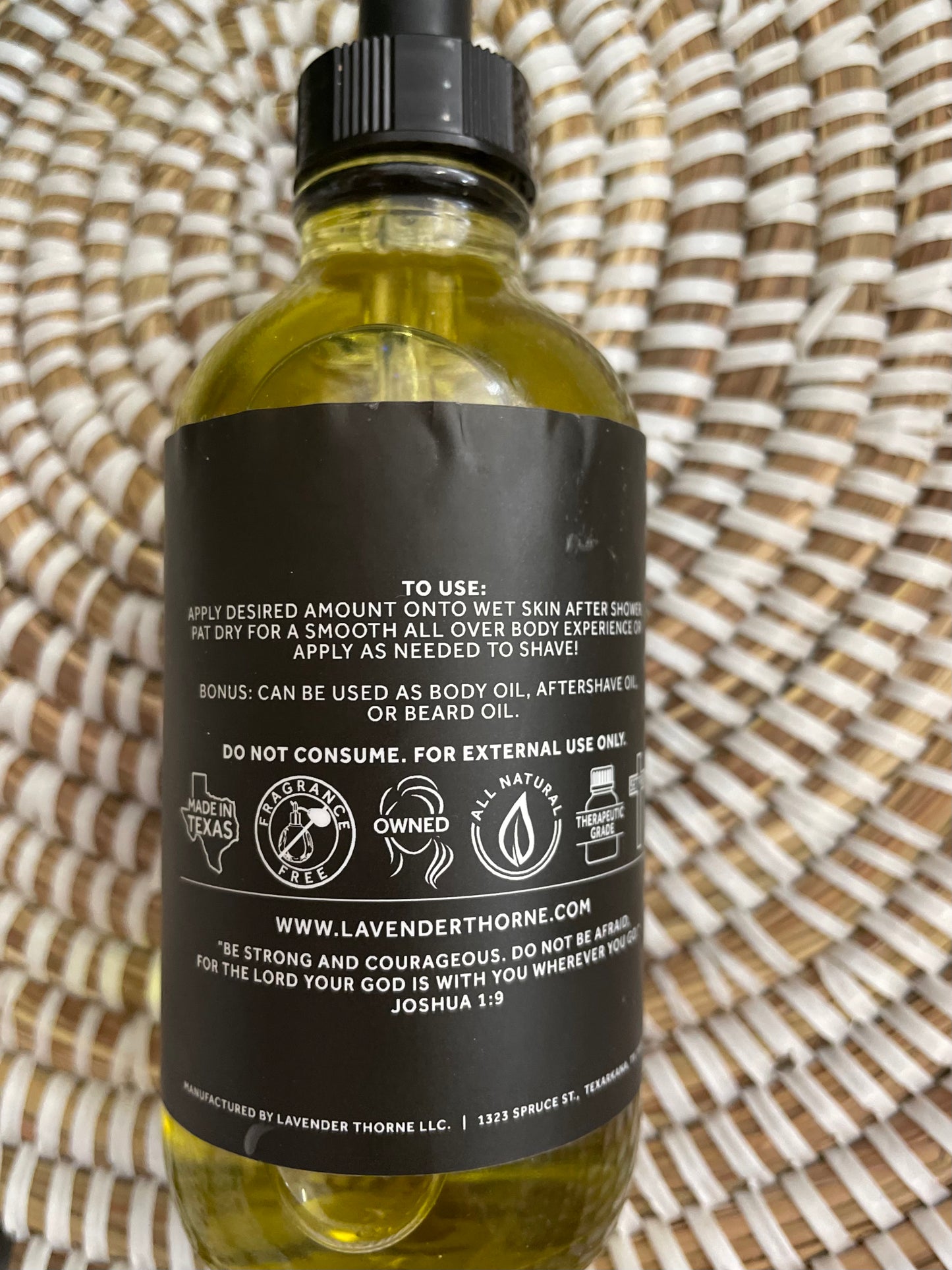 Lavender Thorne | Shower + Shave Oil