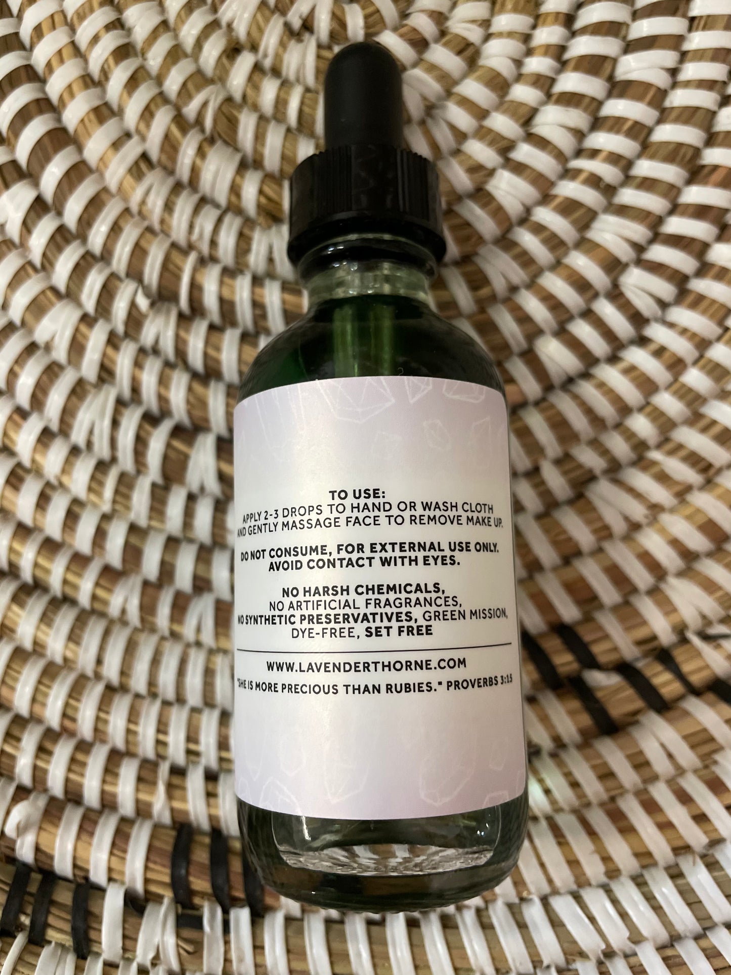 Lavender Thorne| Gem Stone (Pre Cleanse Oil)