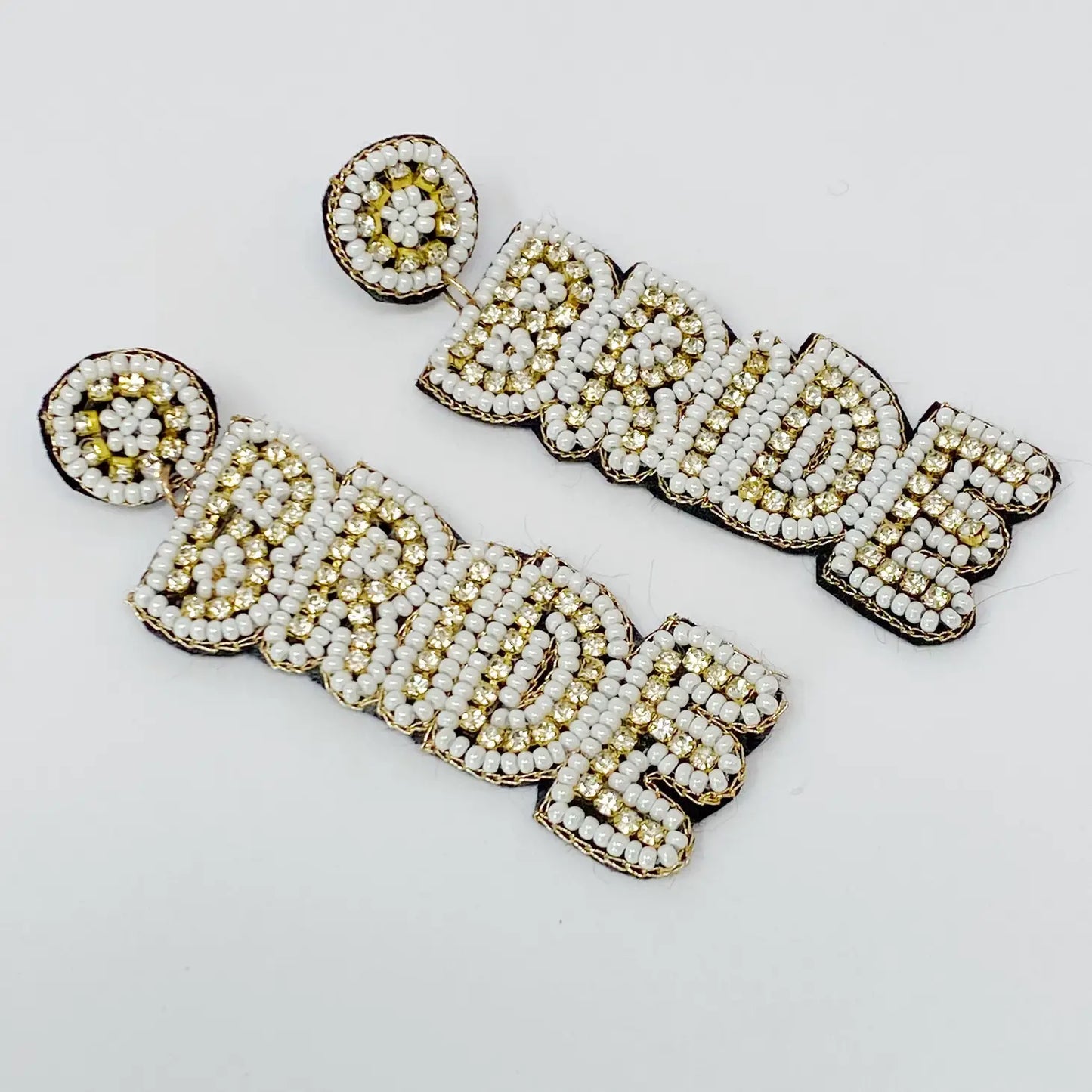 Beaded Bride Earrings