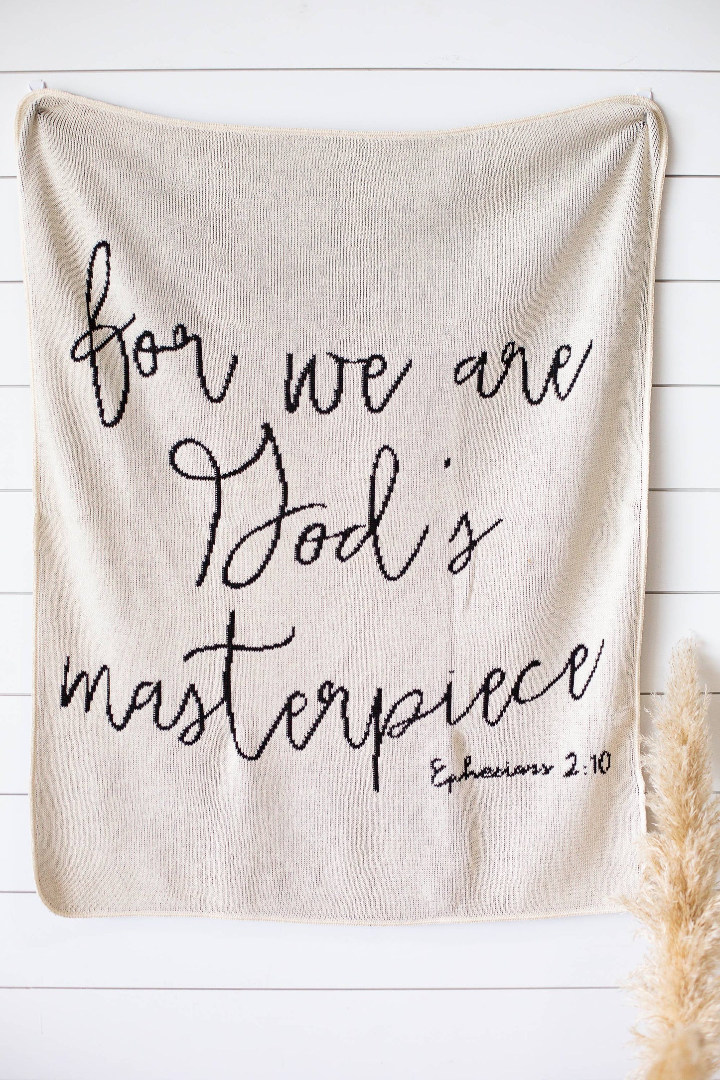 Ephesians 2:10 Throw Blanket