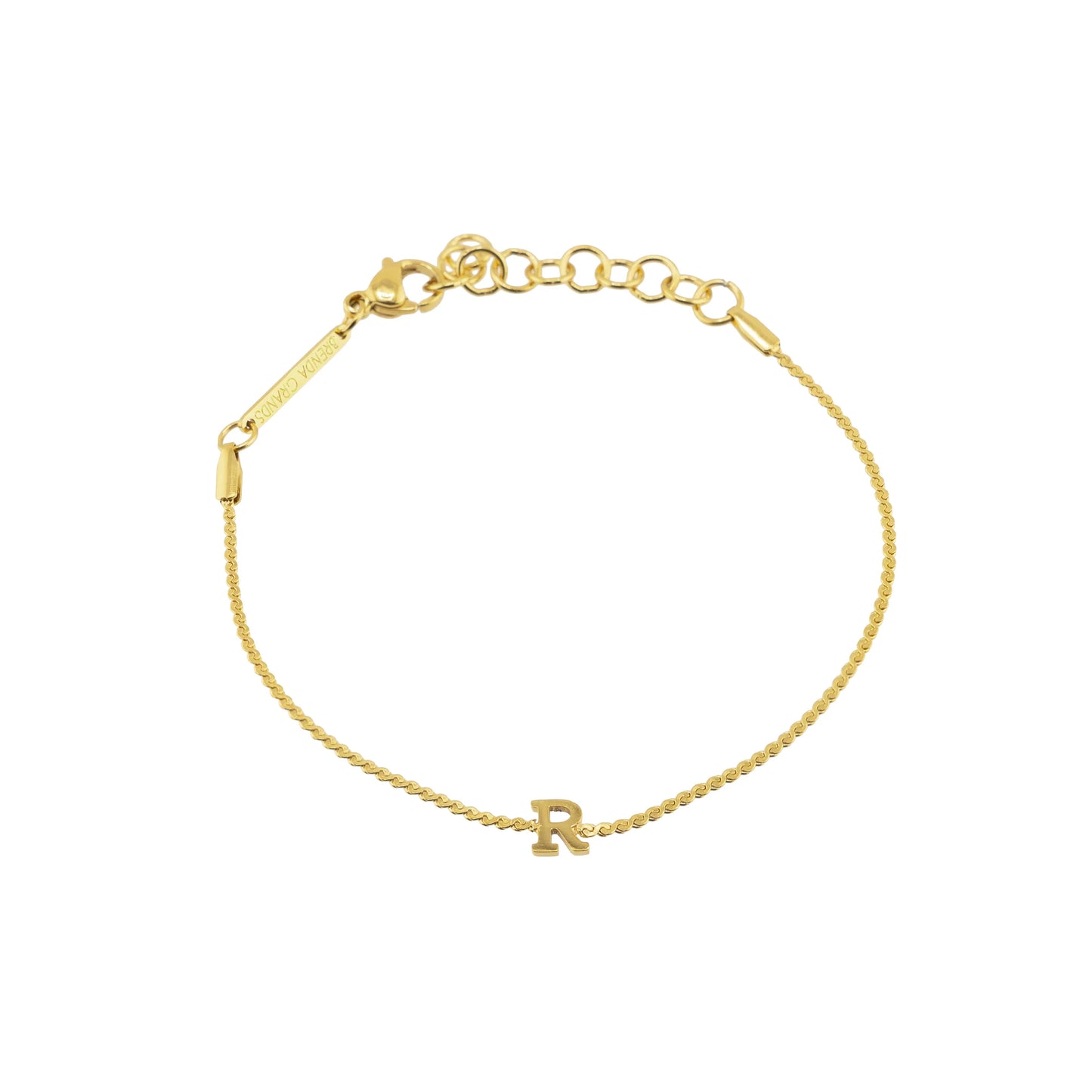 Dainty Love Initial Bracelet