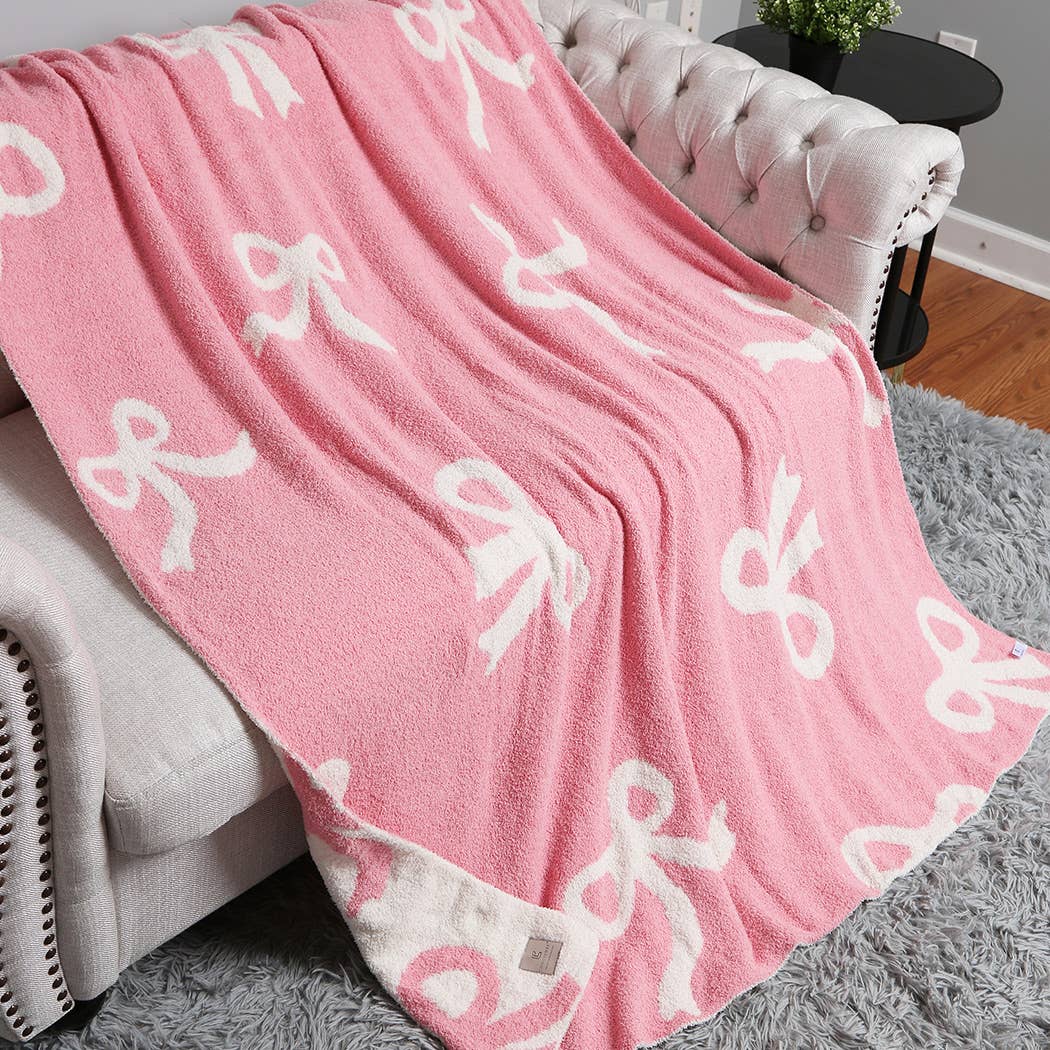 Bow Throw Blanket