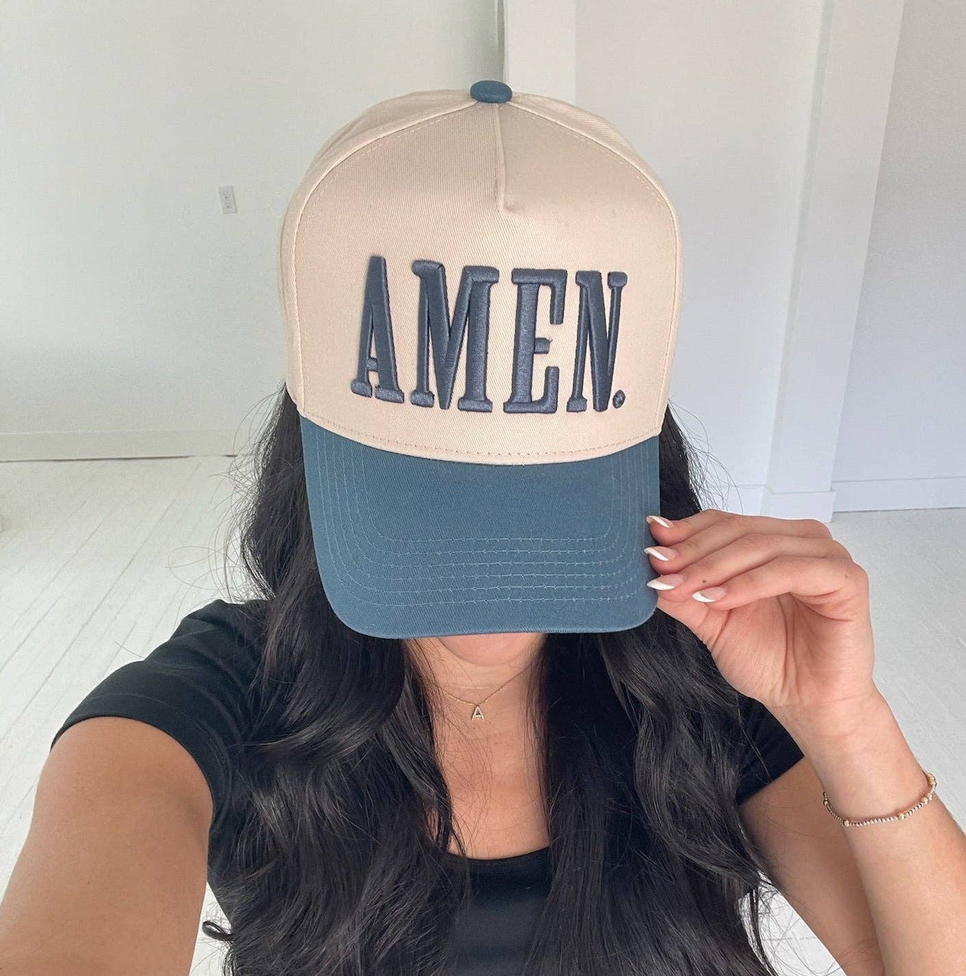 Trucker Hat: AMEN.