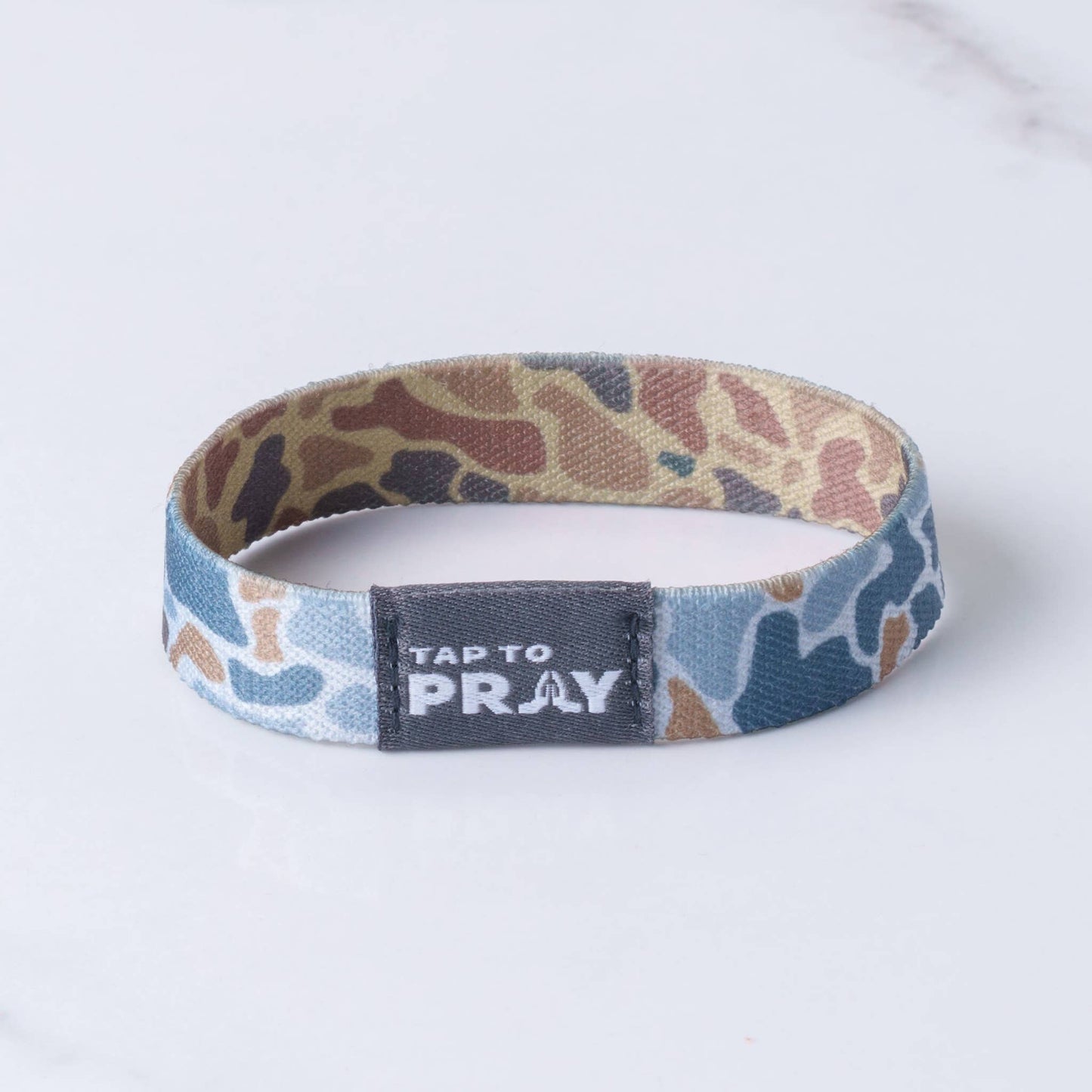 Tap To Pray™ Wristbands - River Rock Camo Sahara and Copper