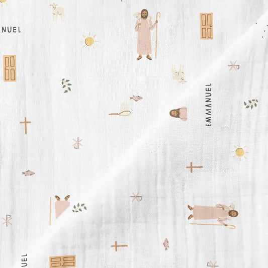 Jesus Muslin Swaddle Blanket