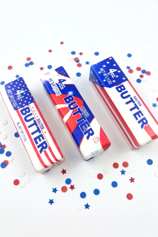 American Flag Squishy Butter {Final Sale}